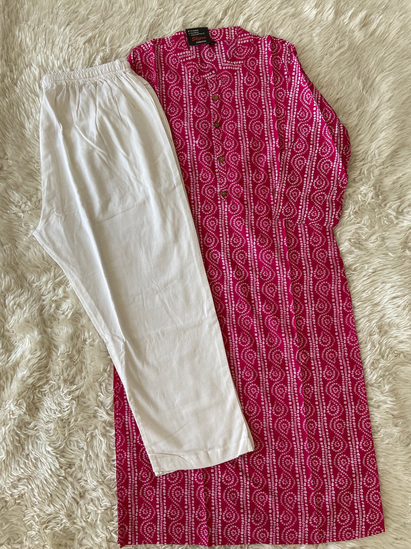 Pure Cotton Kurti Pant Set