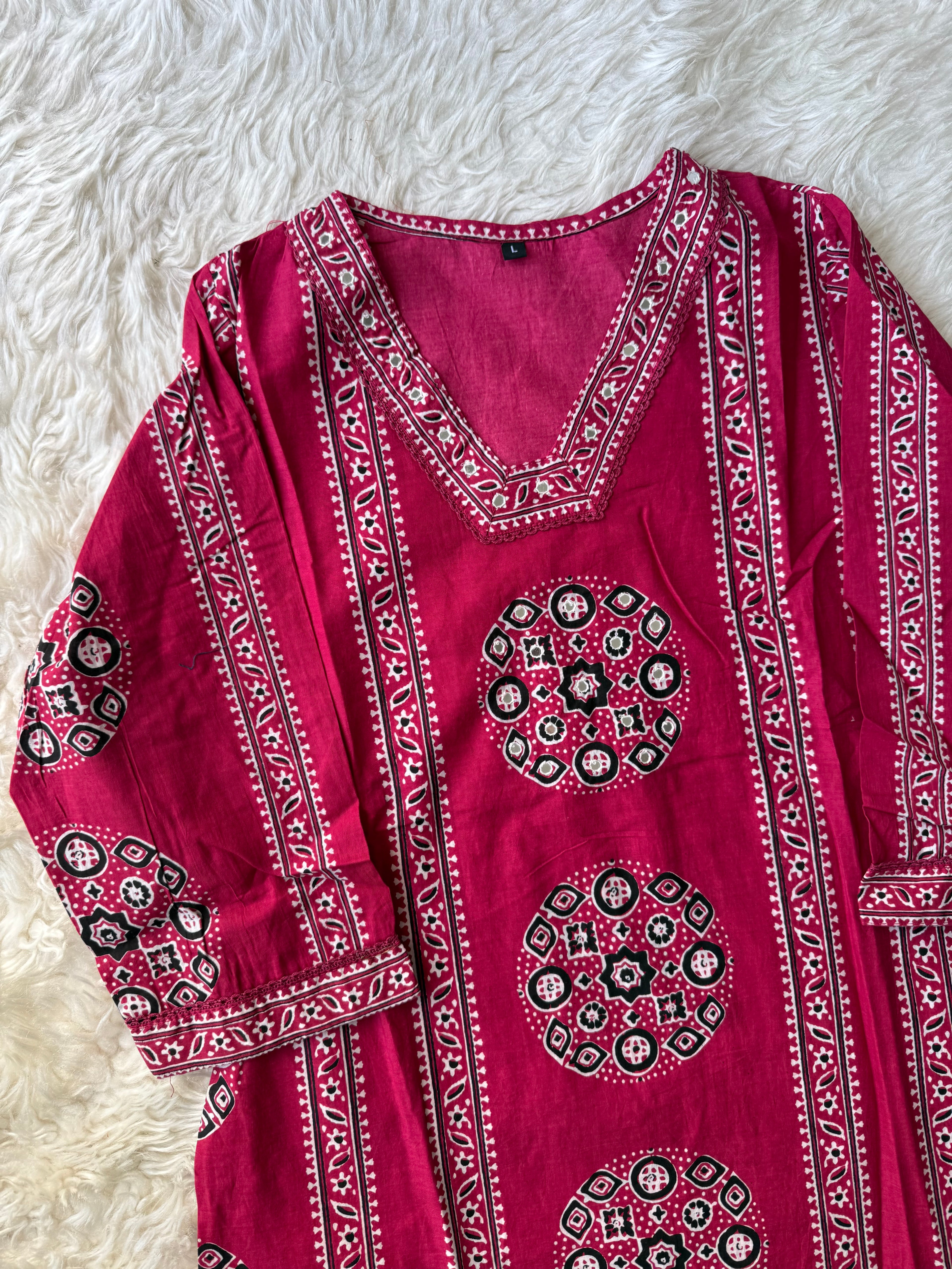 Cotton Kurti Pant Set