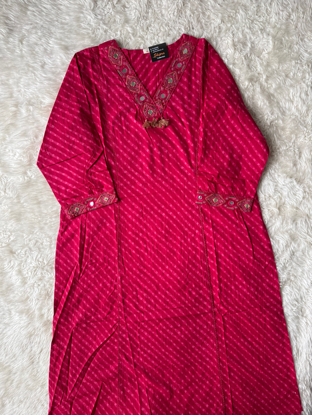 Premium Cotton Lehariya Set