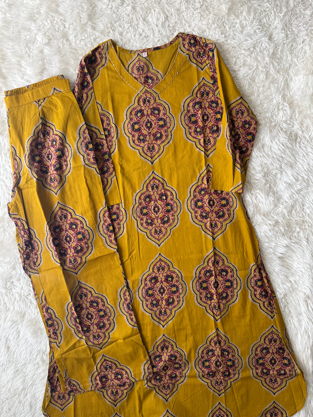 Premium Cotton Kurti Pant Set