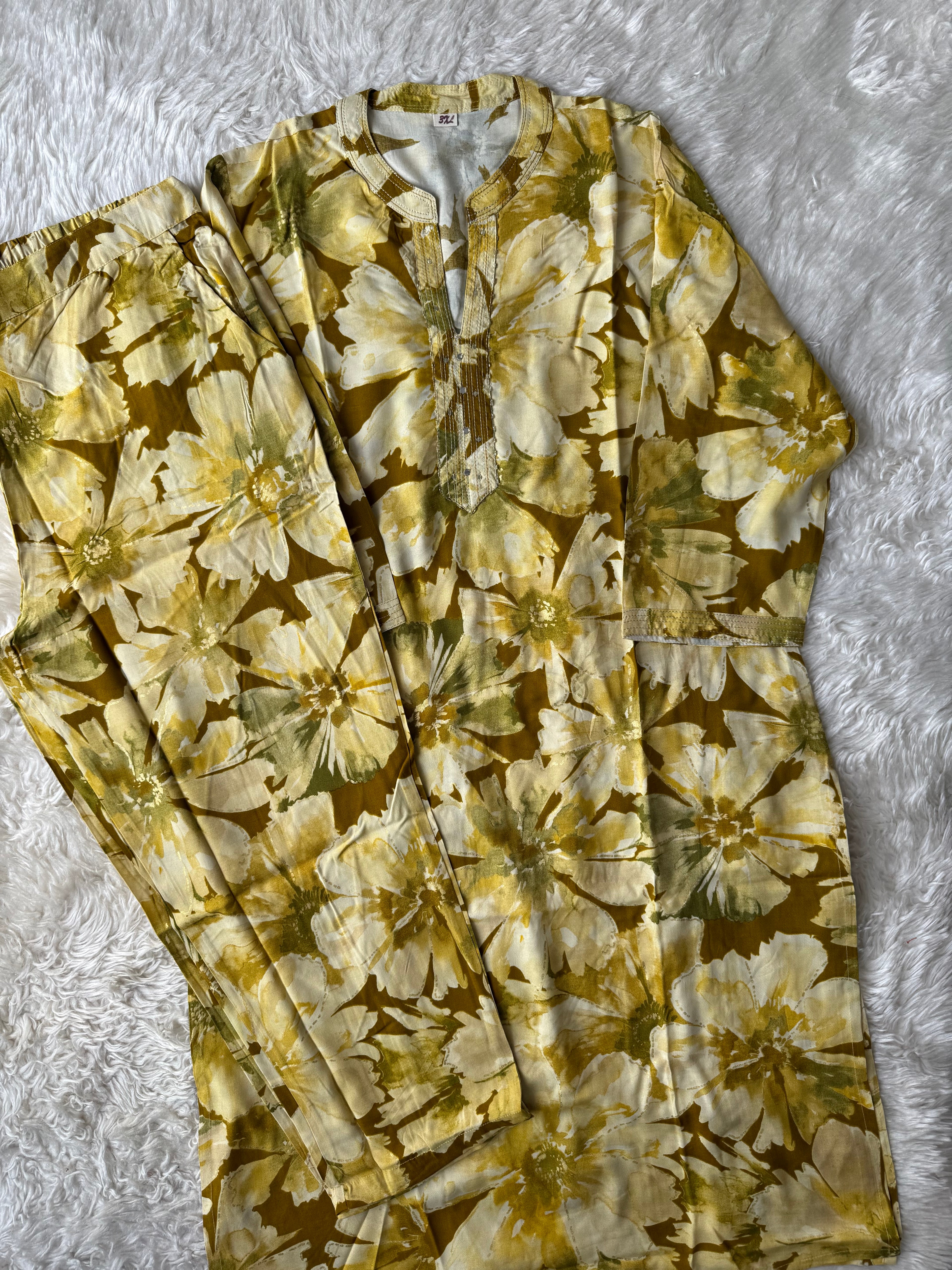 “Plus Size” Soft Rayon Co-ord Set