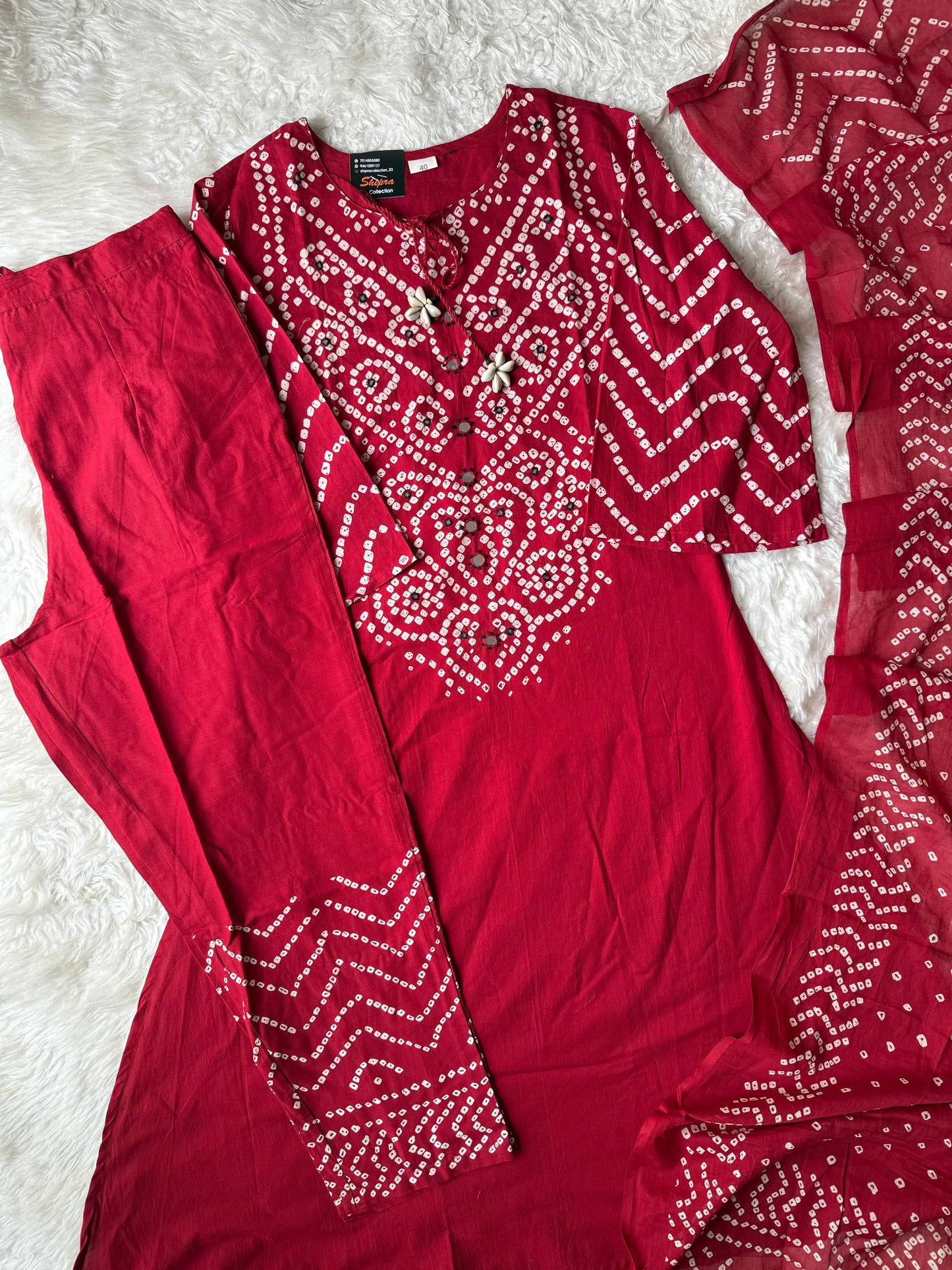 Premium Cotton Kurti Pant Cotton Set