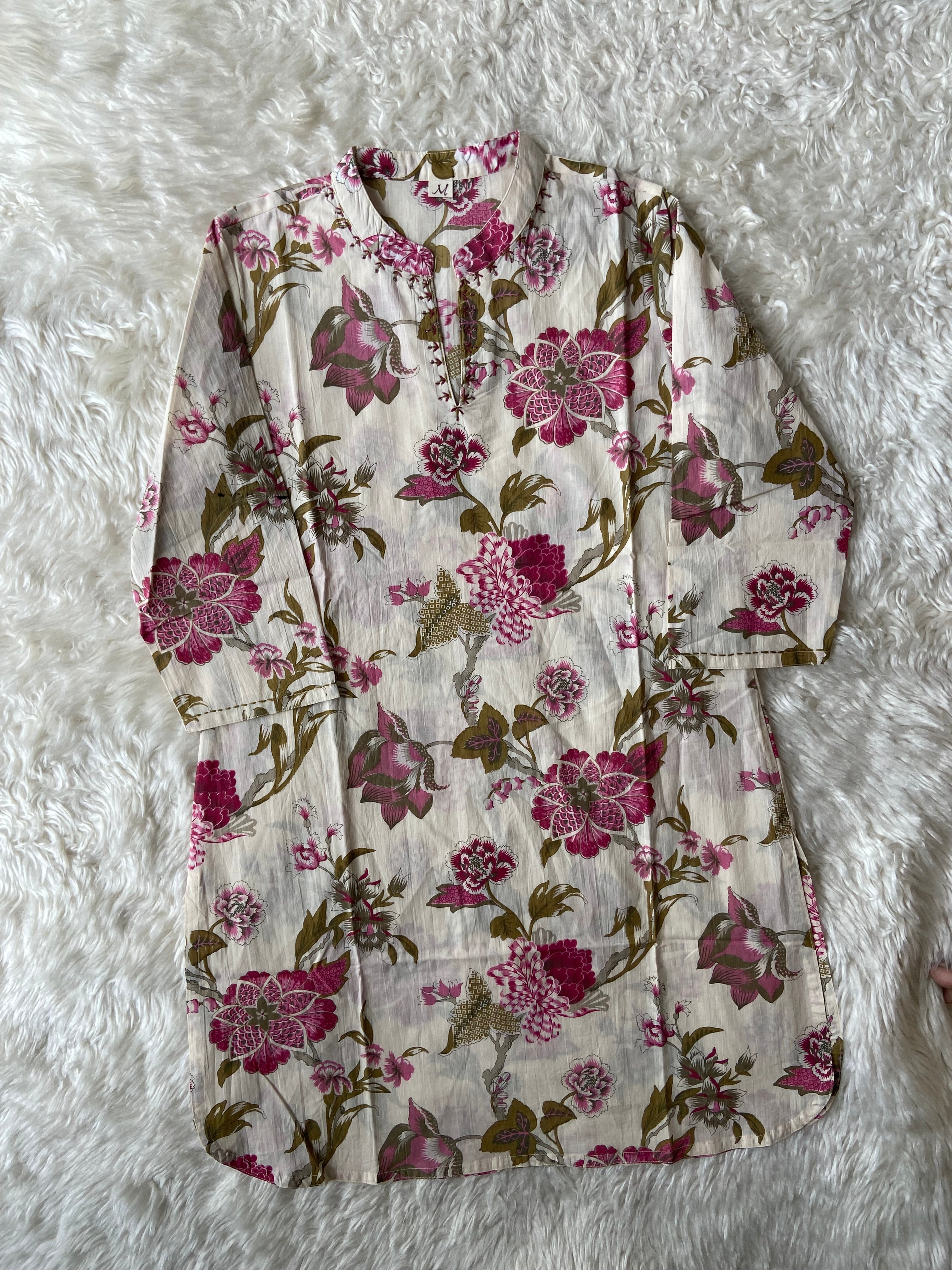 Premium Cotton Kurti Farshi Salwar Set