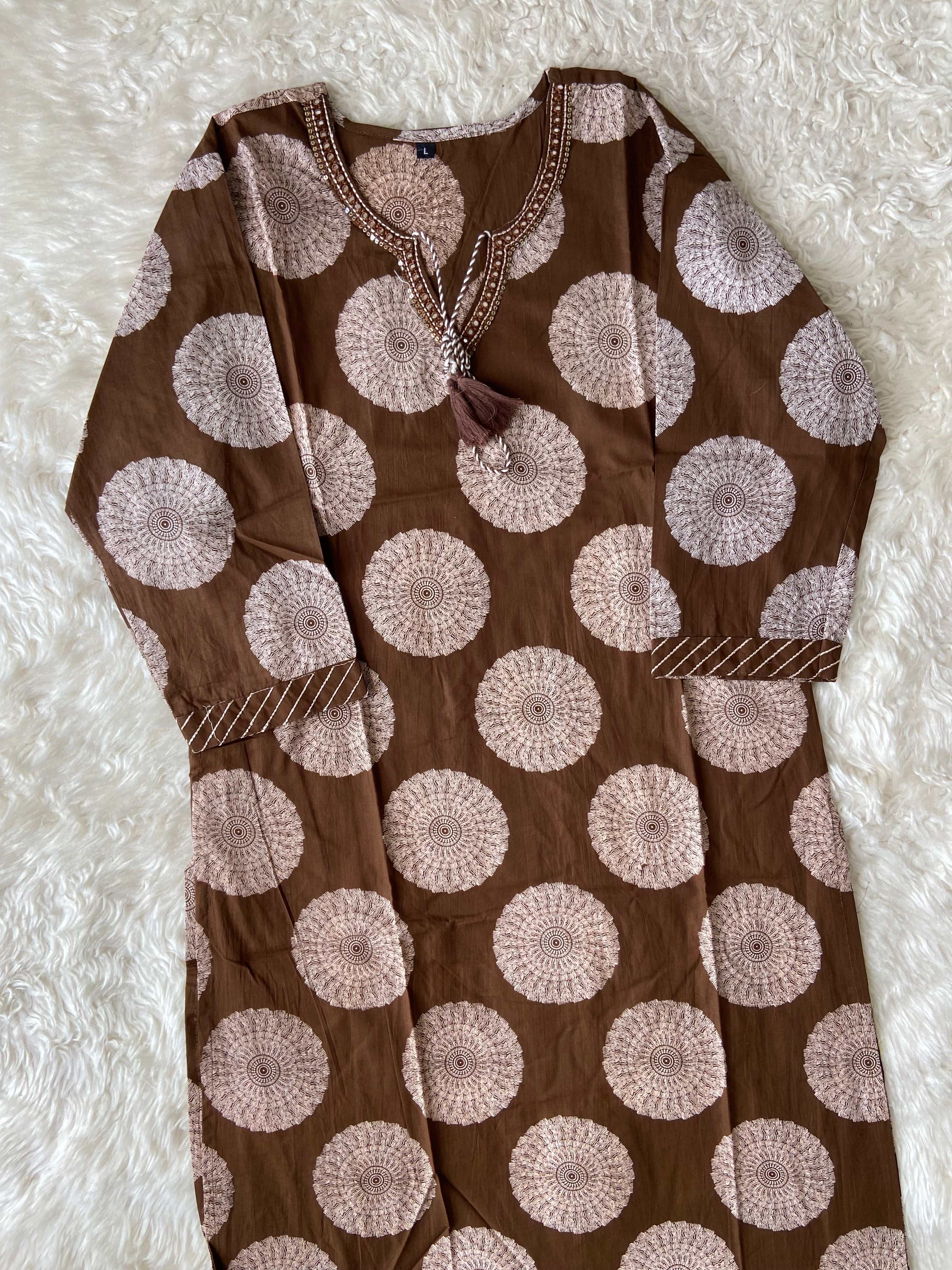 Budget Friendly Kurti Pant Dupatta Set