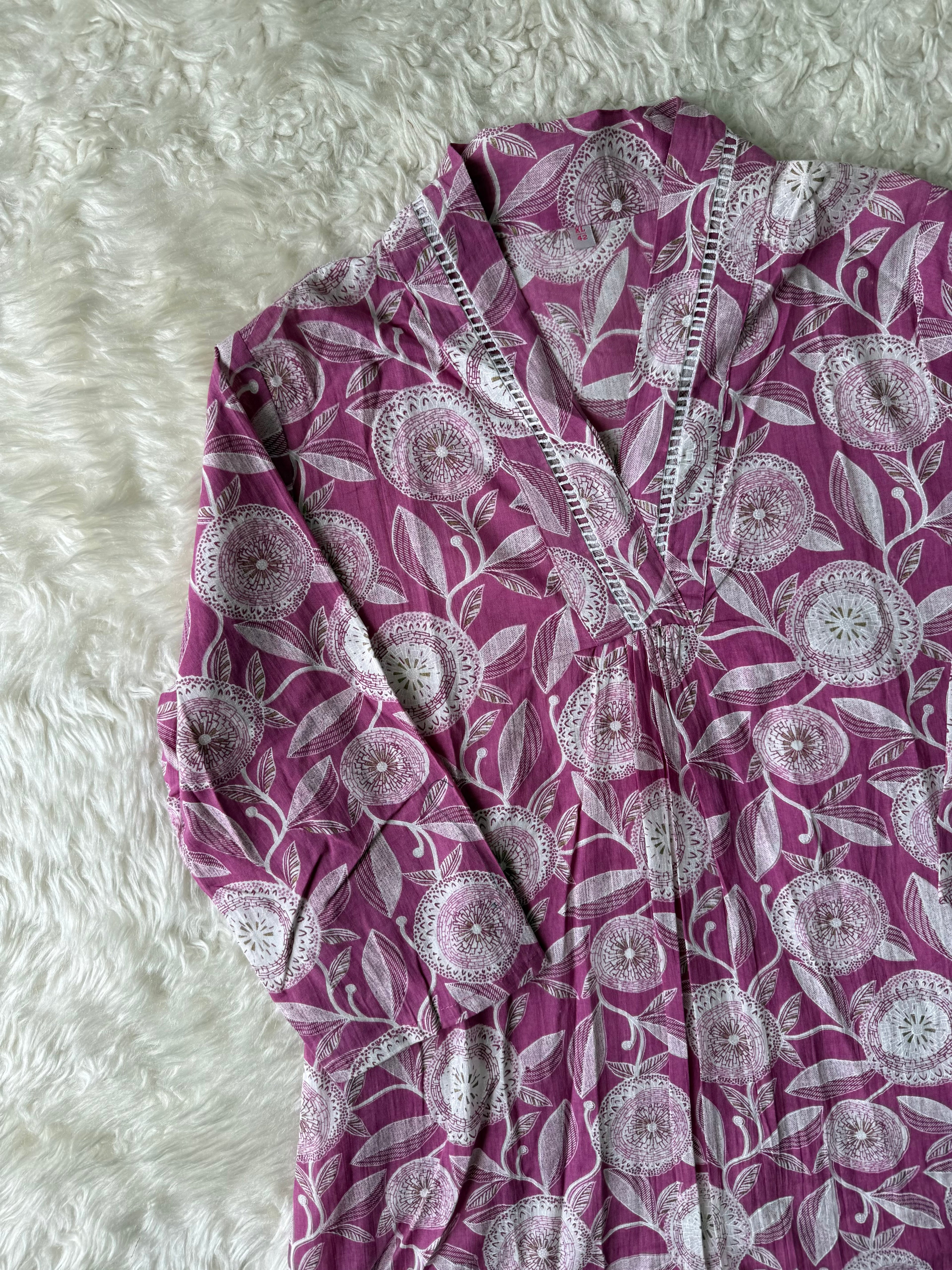 Premium Cotton Kurti Pant Set