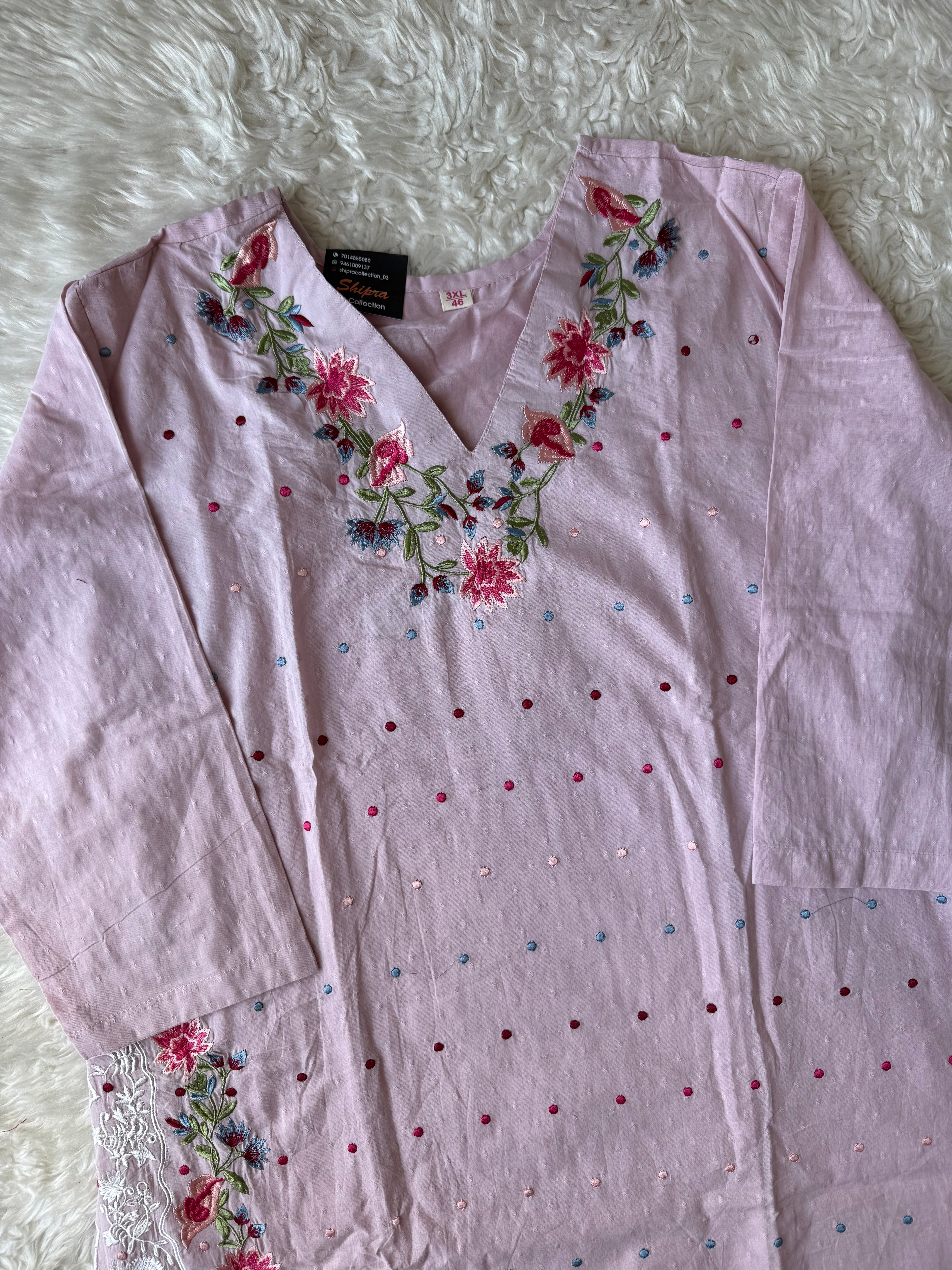 Premium Mul Cotton Thread Work Collection