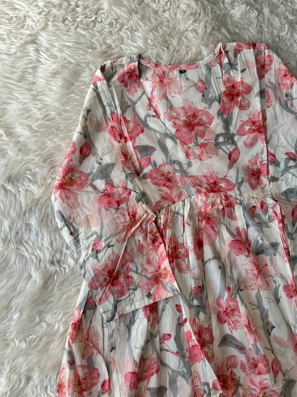 Premium Cotton Alia Pattern Short Kurti