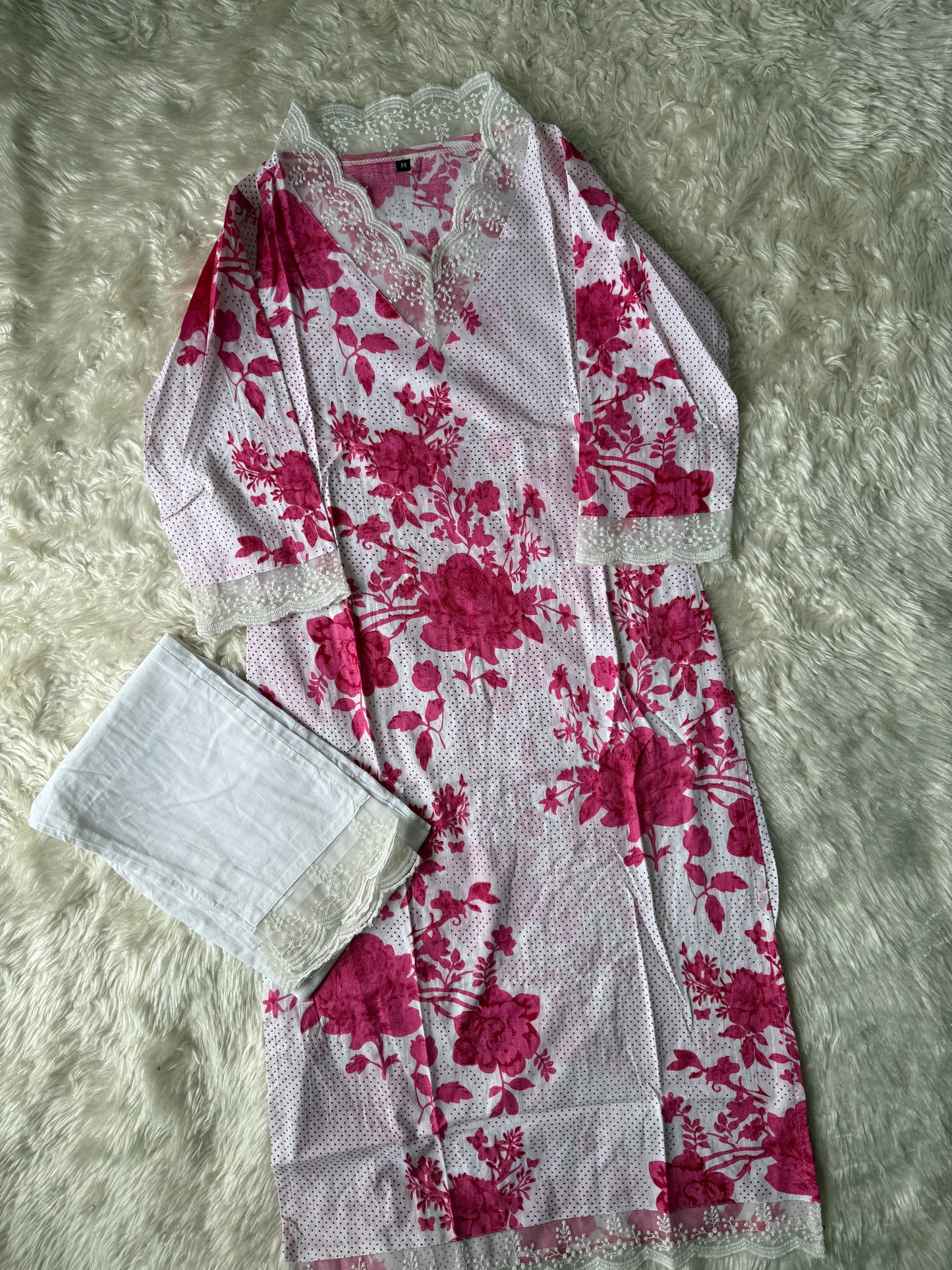 Cotton Kurti Pant Set