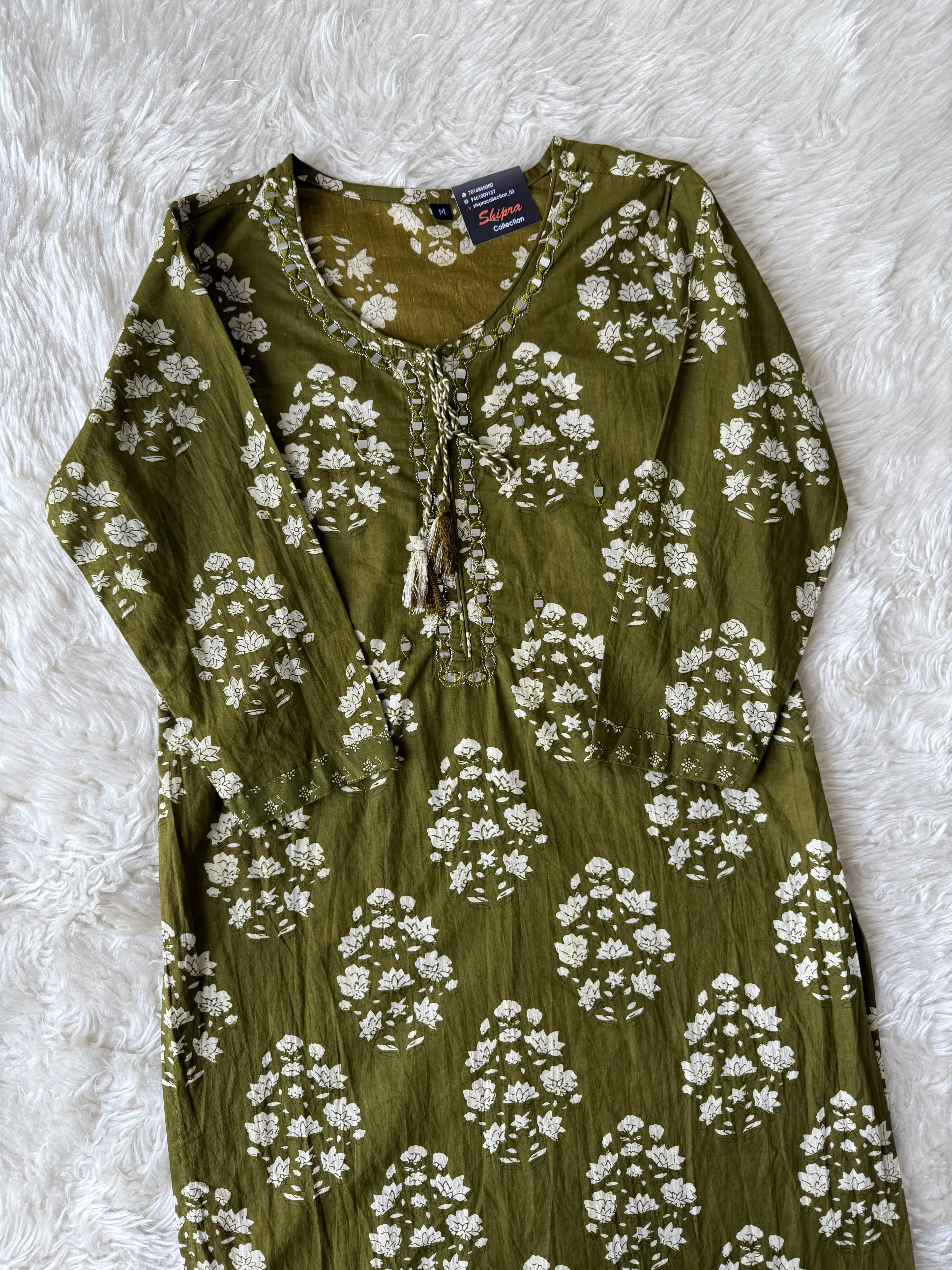 Budget Friendly Kurti Pant Dupatta Set