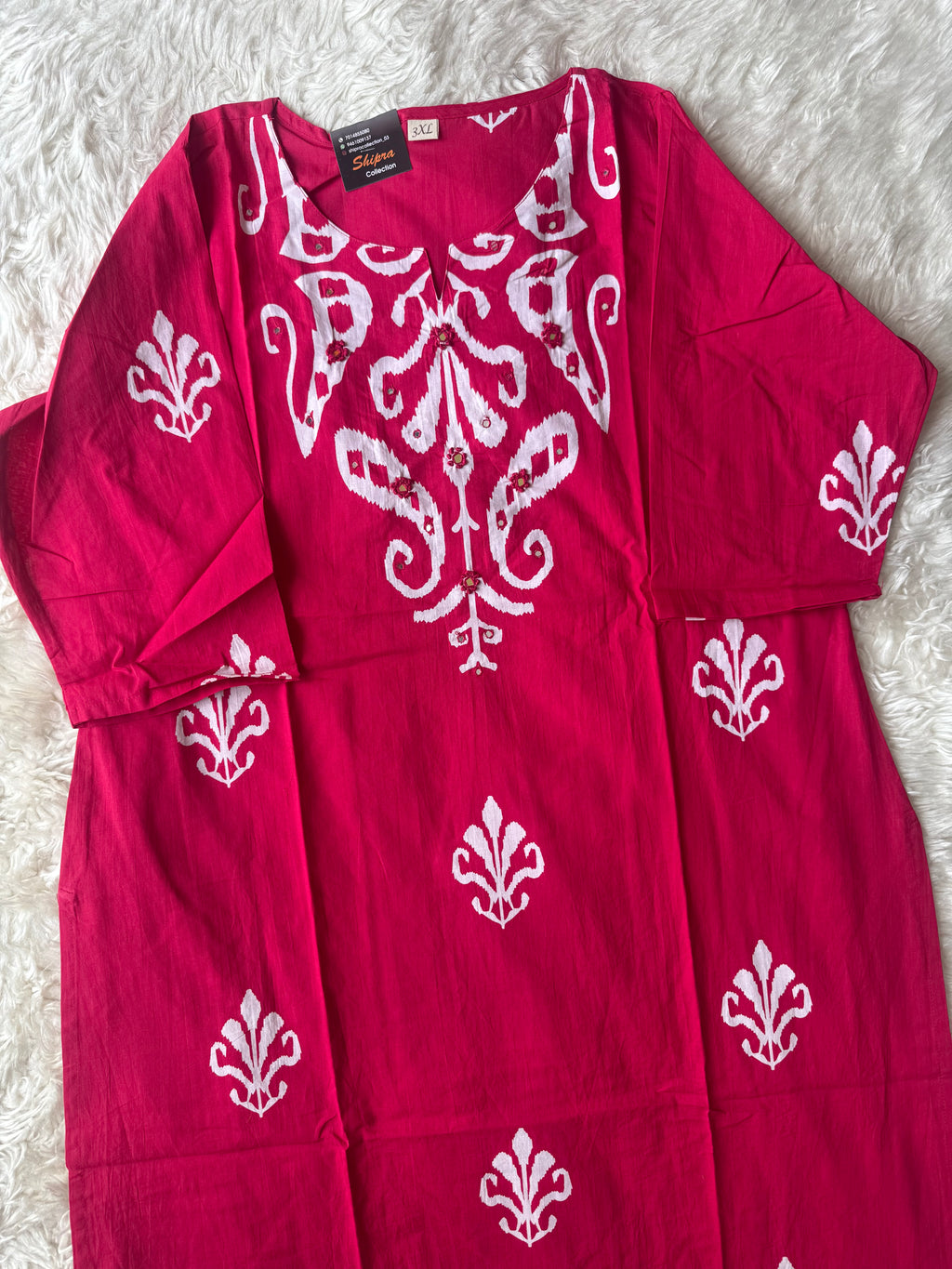 Premium Cotton Kurti Pant Dupatta Set