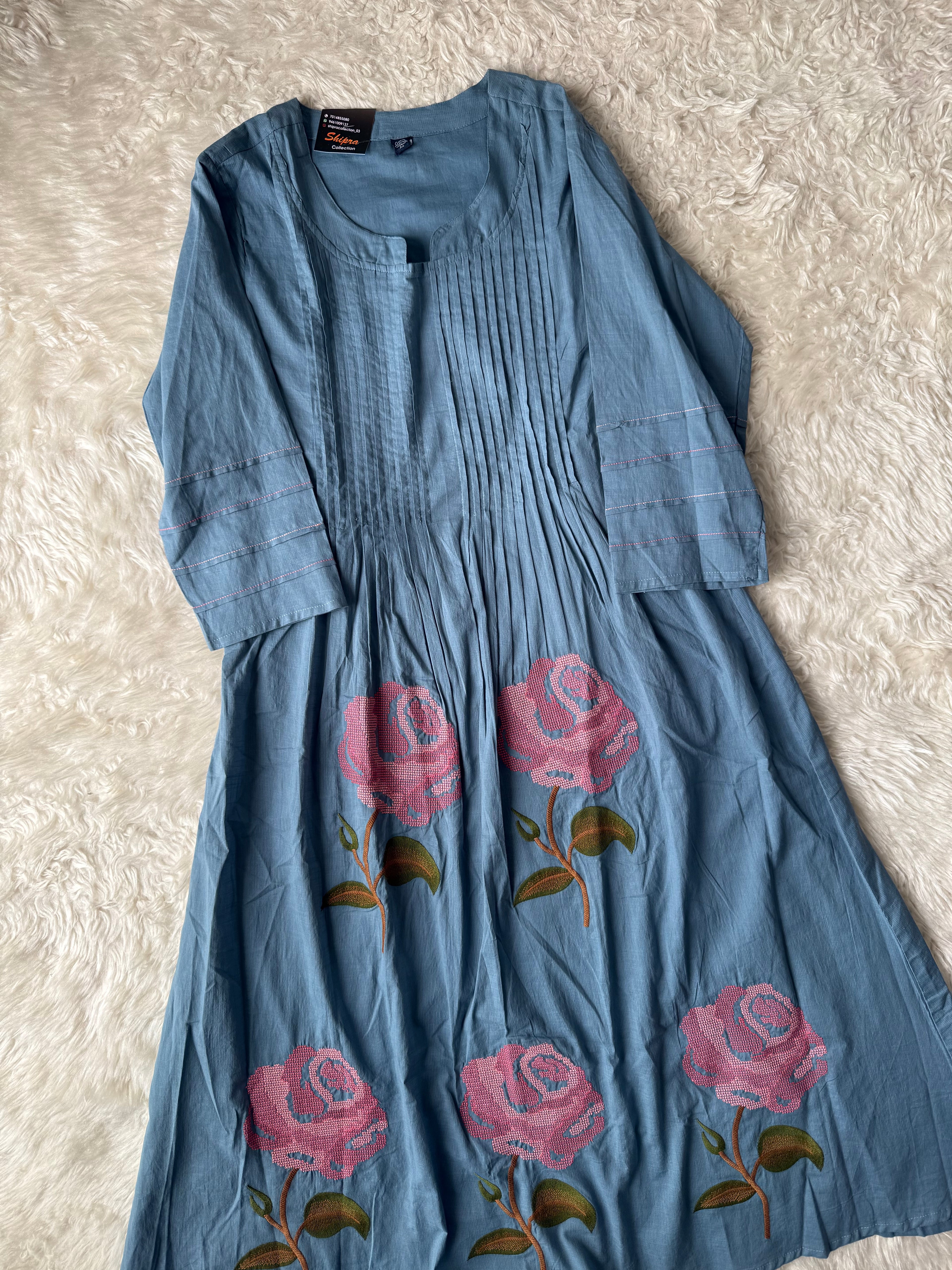 Premium Mul Cotton Thread Work Collection