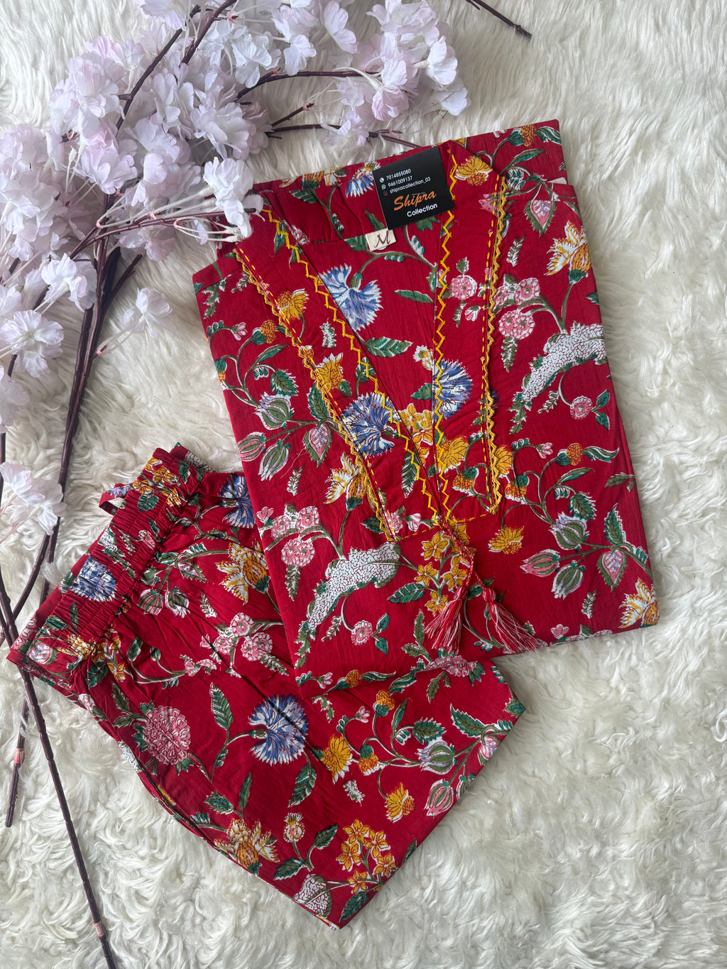 Premium Cotton Kurti Pant Set