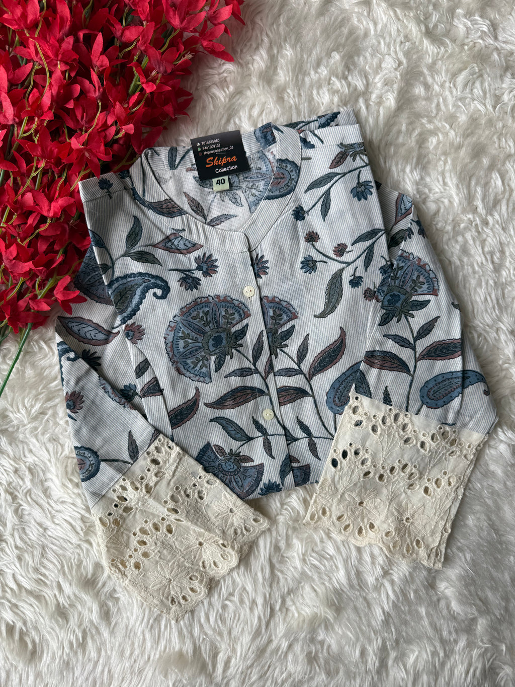 Khadi Cotton Aline kurti