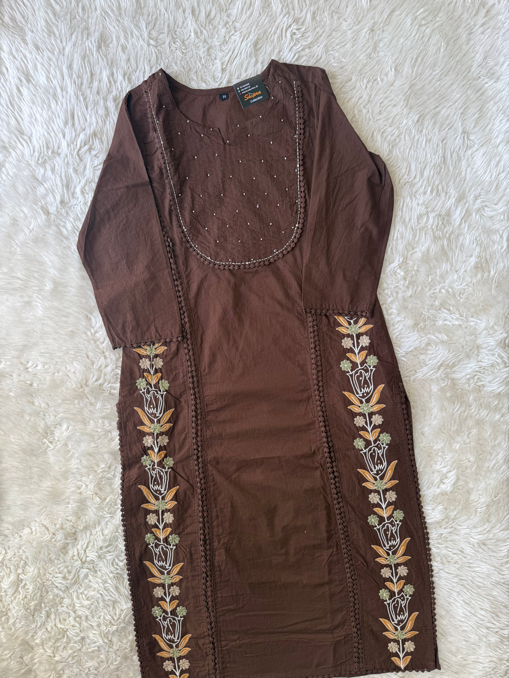Pure Cotton Kurti Plazo Dupatta Set