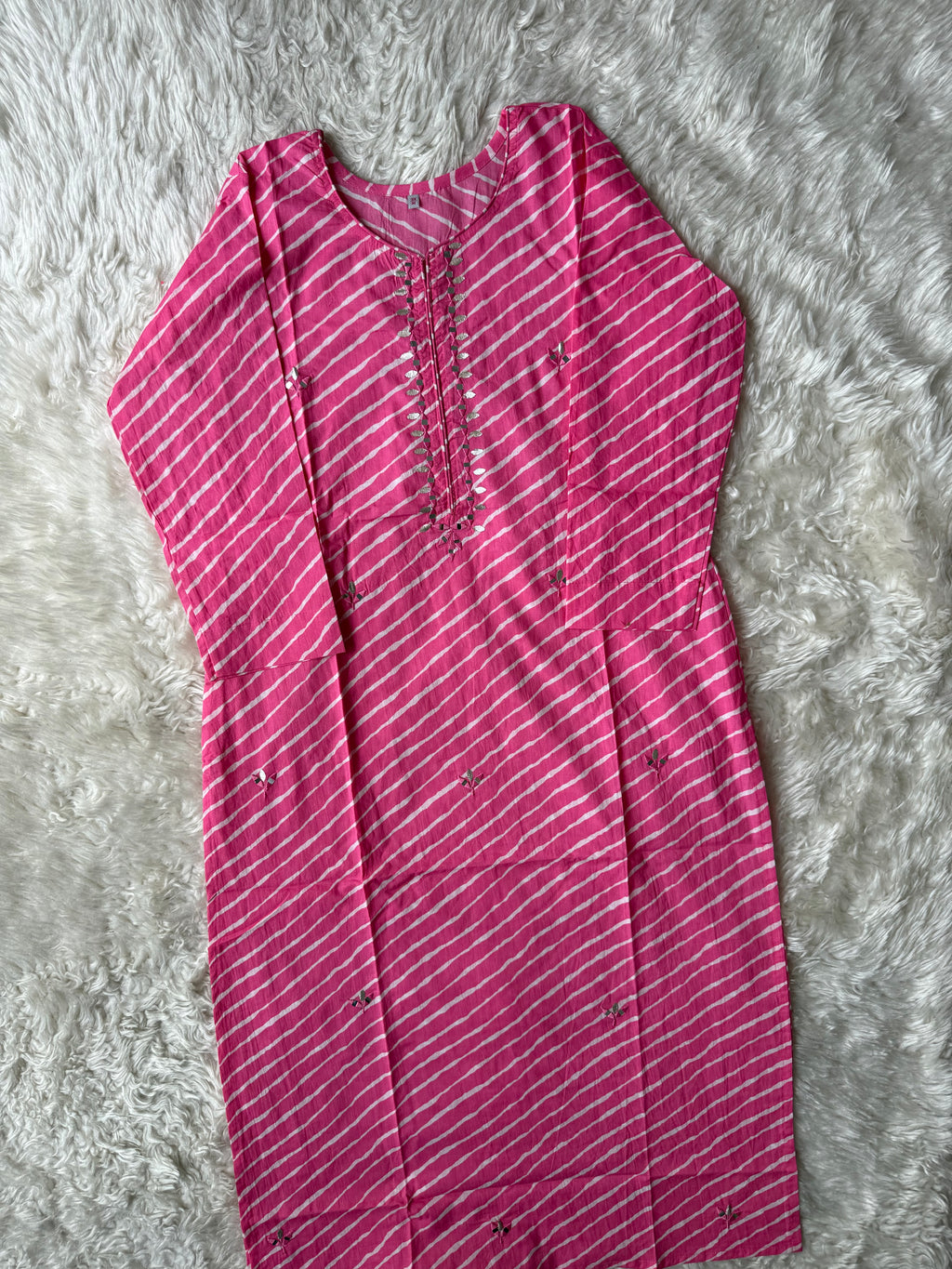 Premium Cotton Lehariya Set