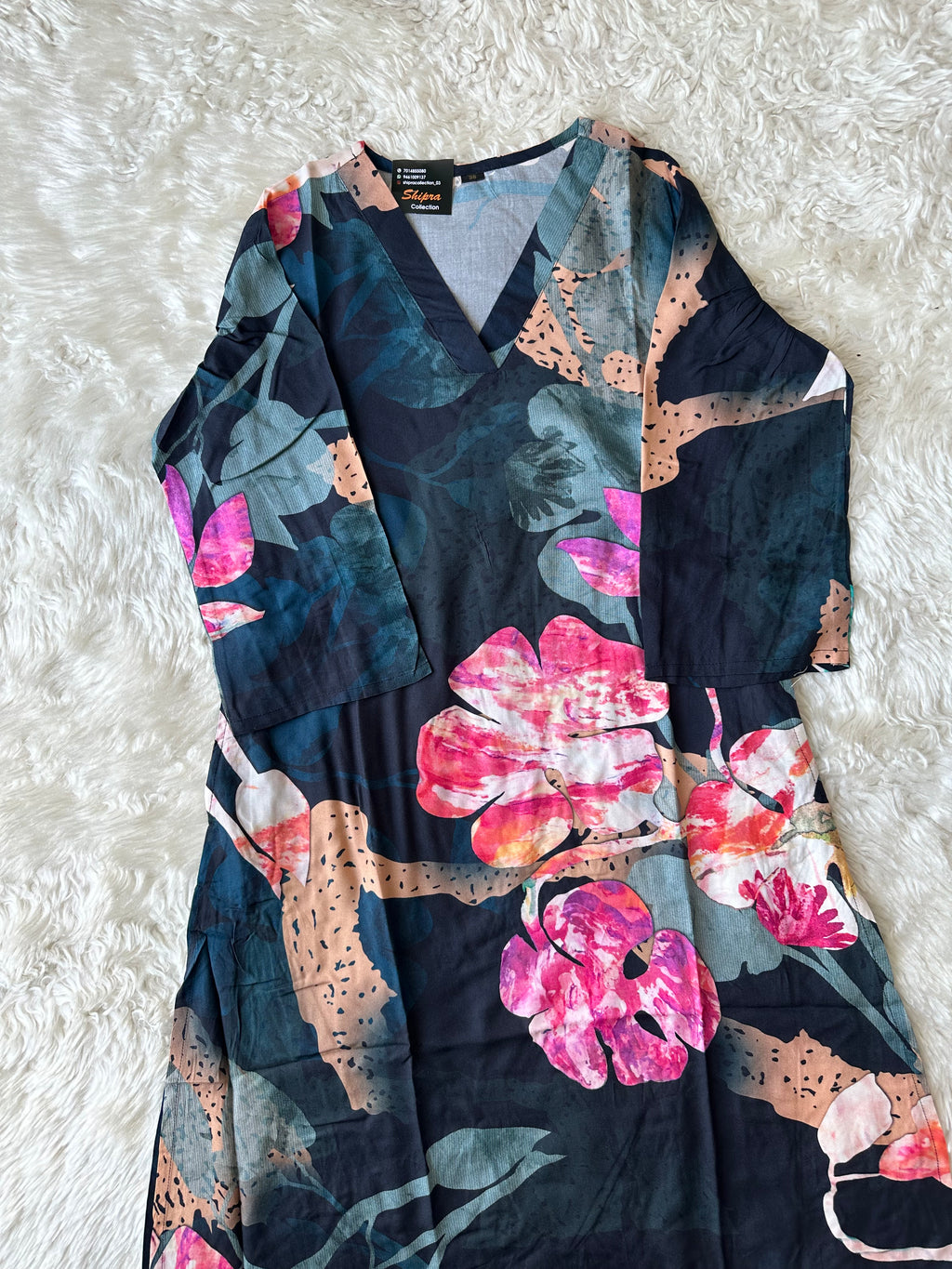 Makhan Fabric feel💕 Kurti Plazo Set