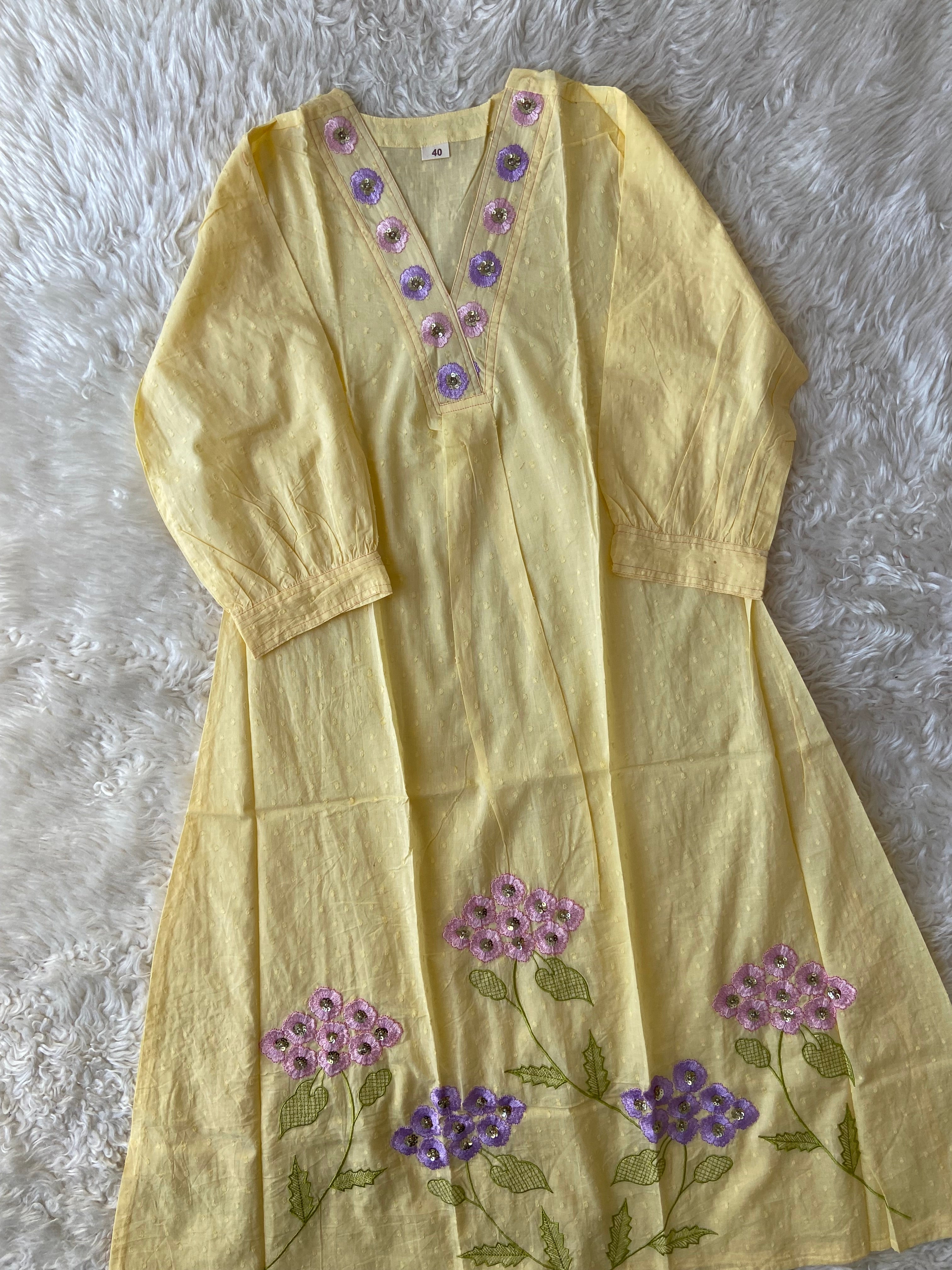 Mul Cotton Kurti Pant Dupatta Set