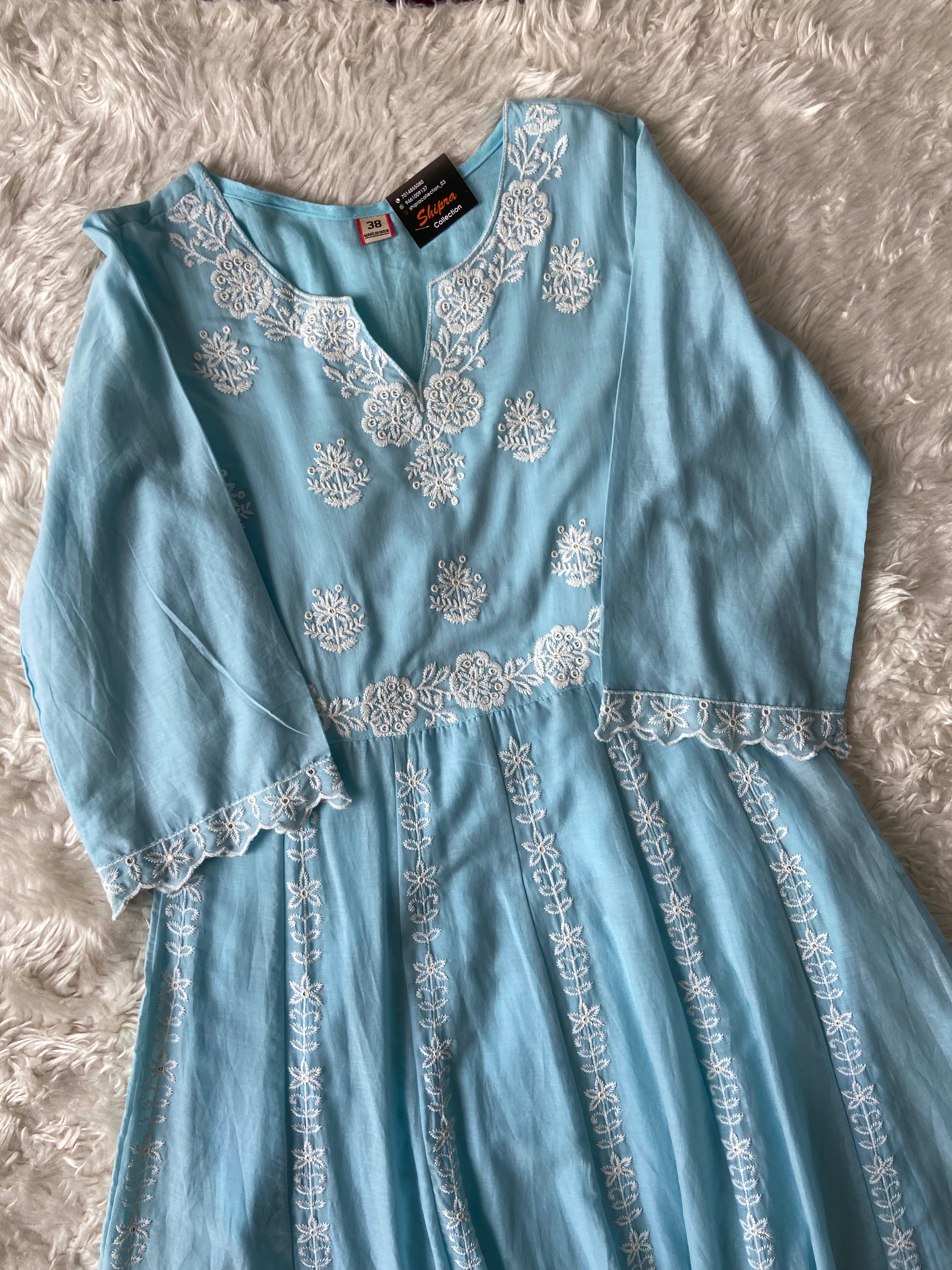 Premium Mul Cotton Thread Work Collection