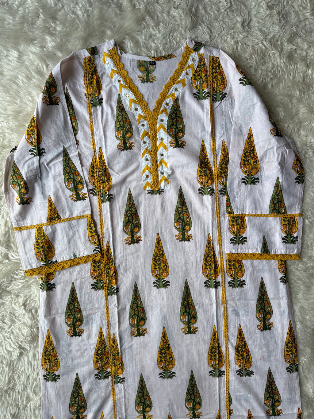 Cotton Kurti Pant Set