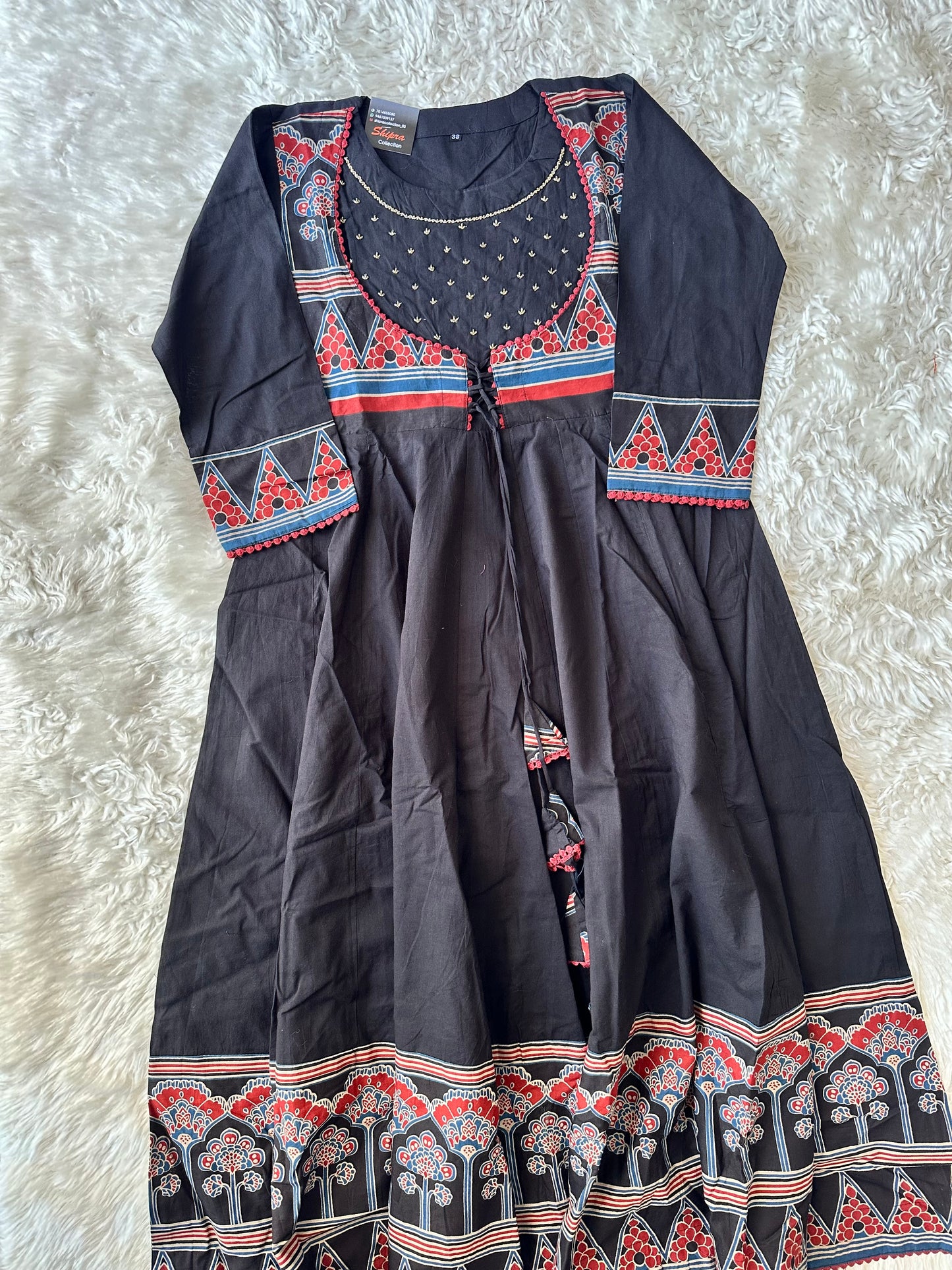 Premium Cotton Flare Kurti