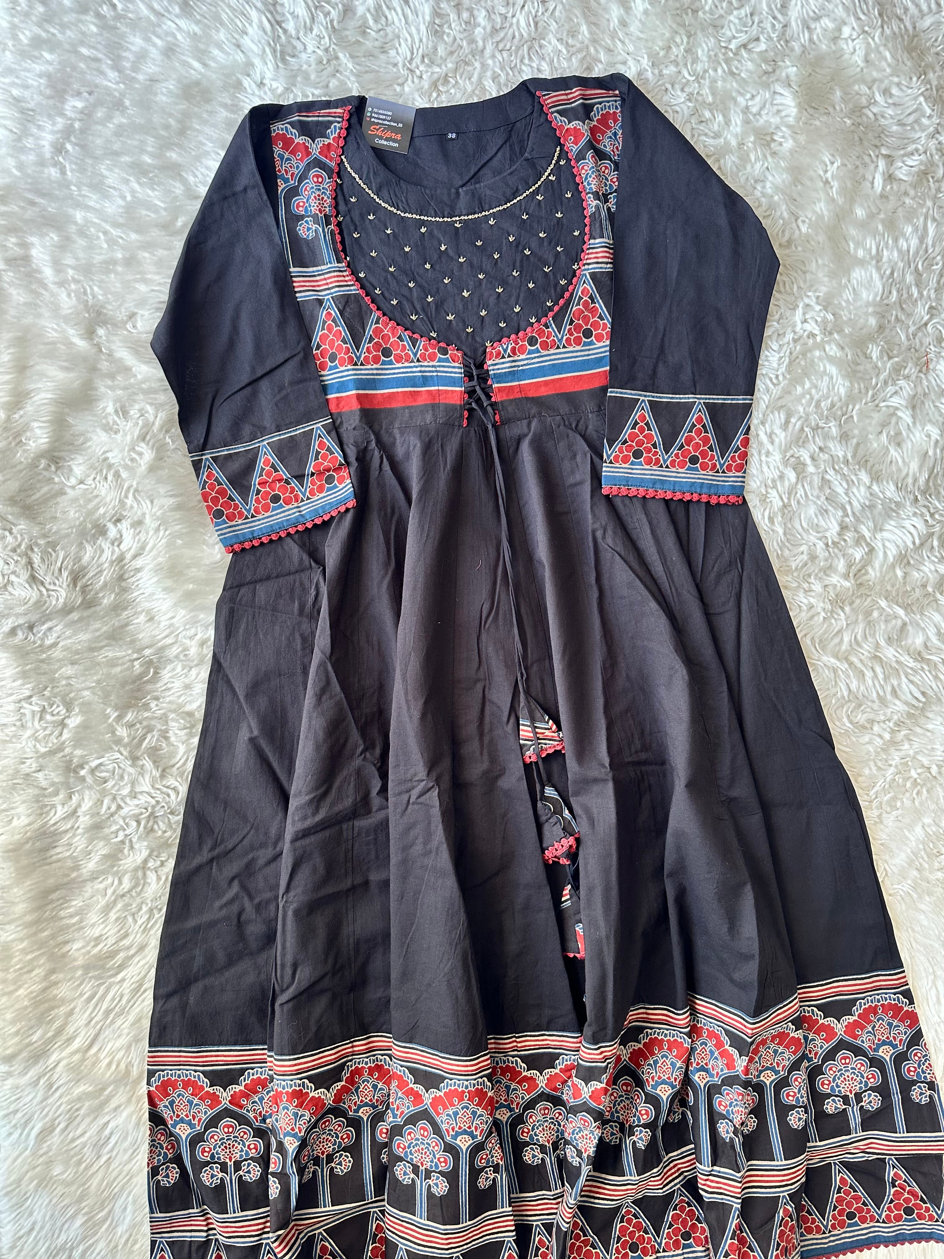 Premium Cotton Flare Kurti