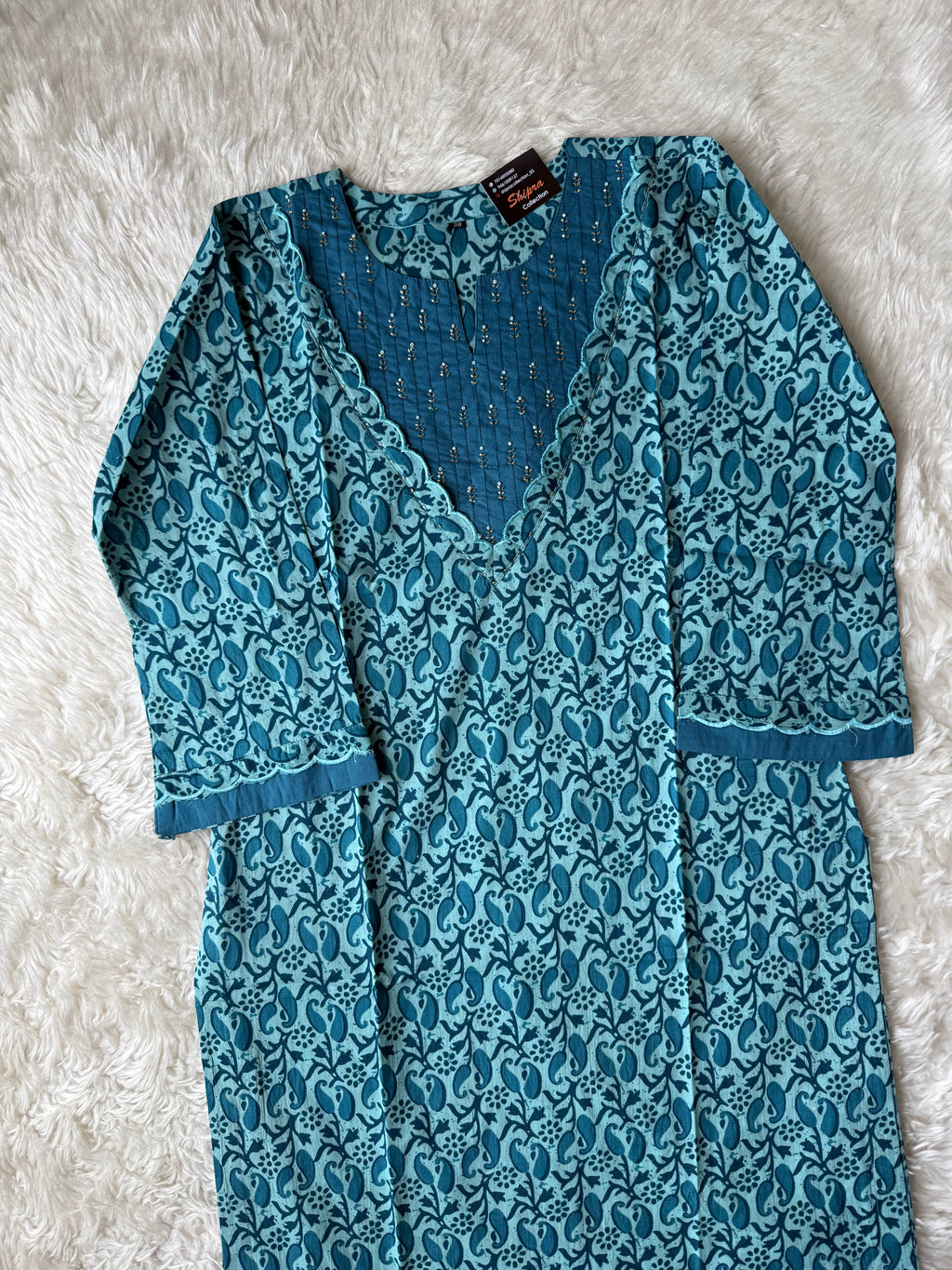 Premium Cotton Kurti Pant Dupatta Set