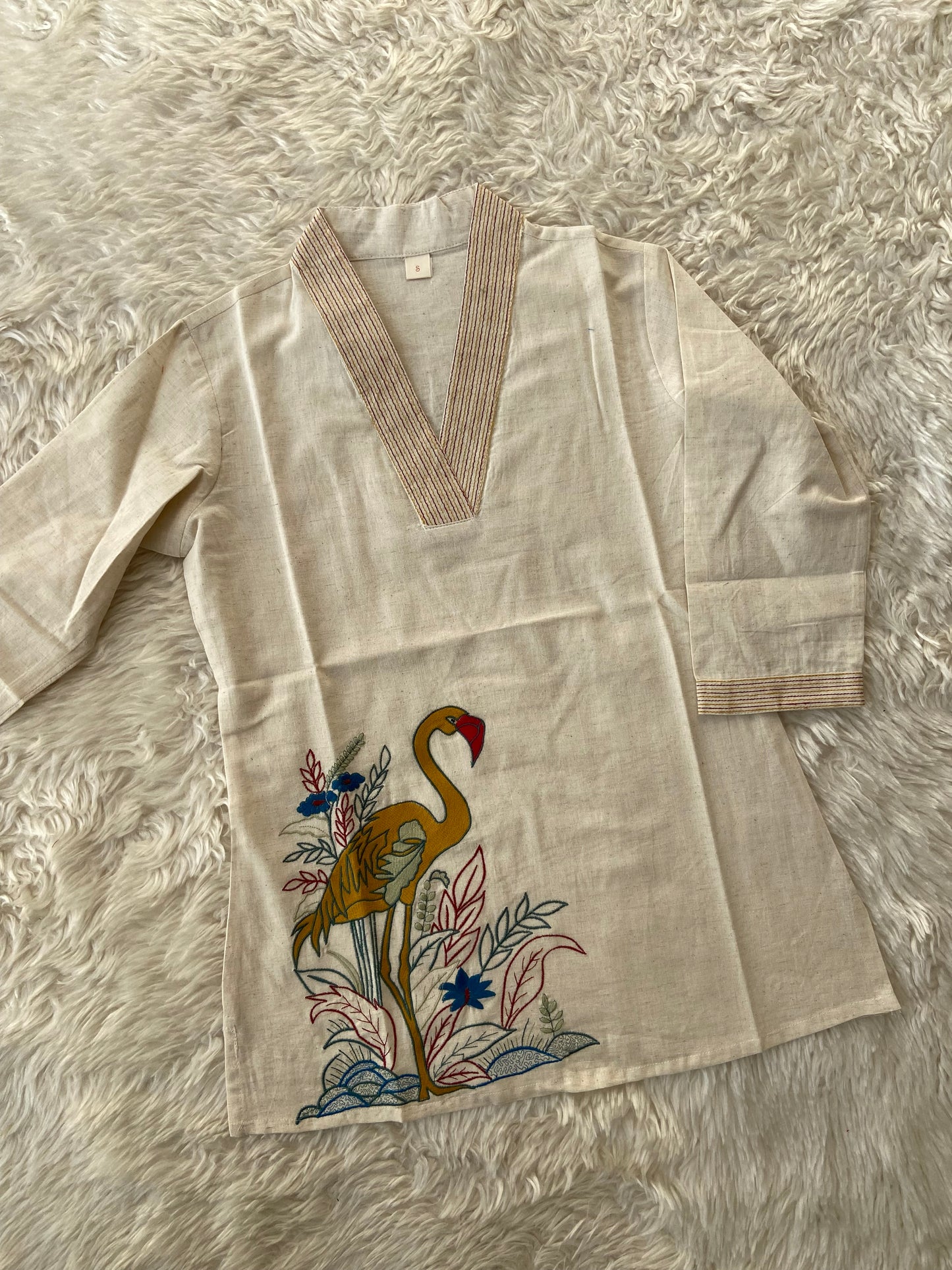 Khadi Cotton Short Kurti