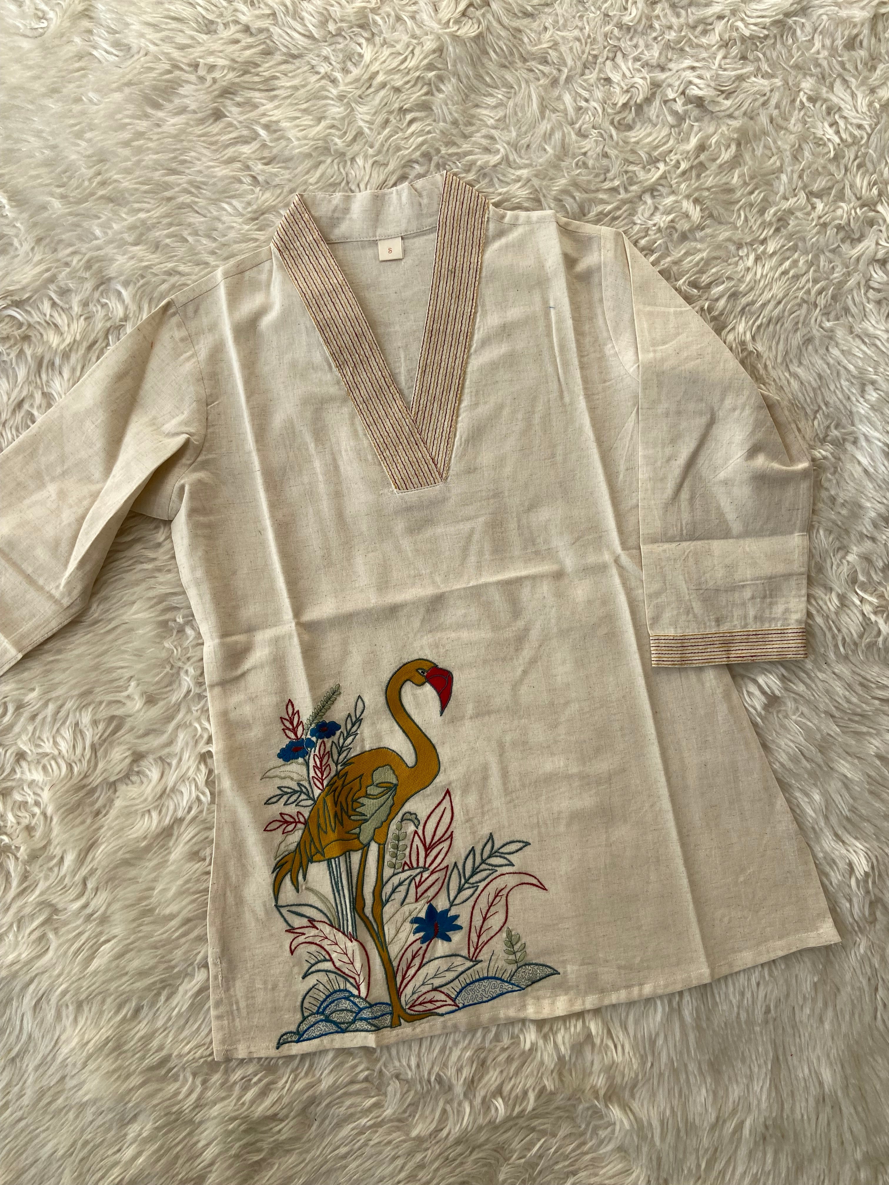 Khadi Cotton Short Kurti