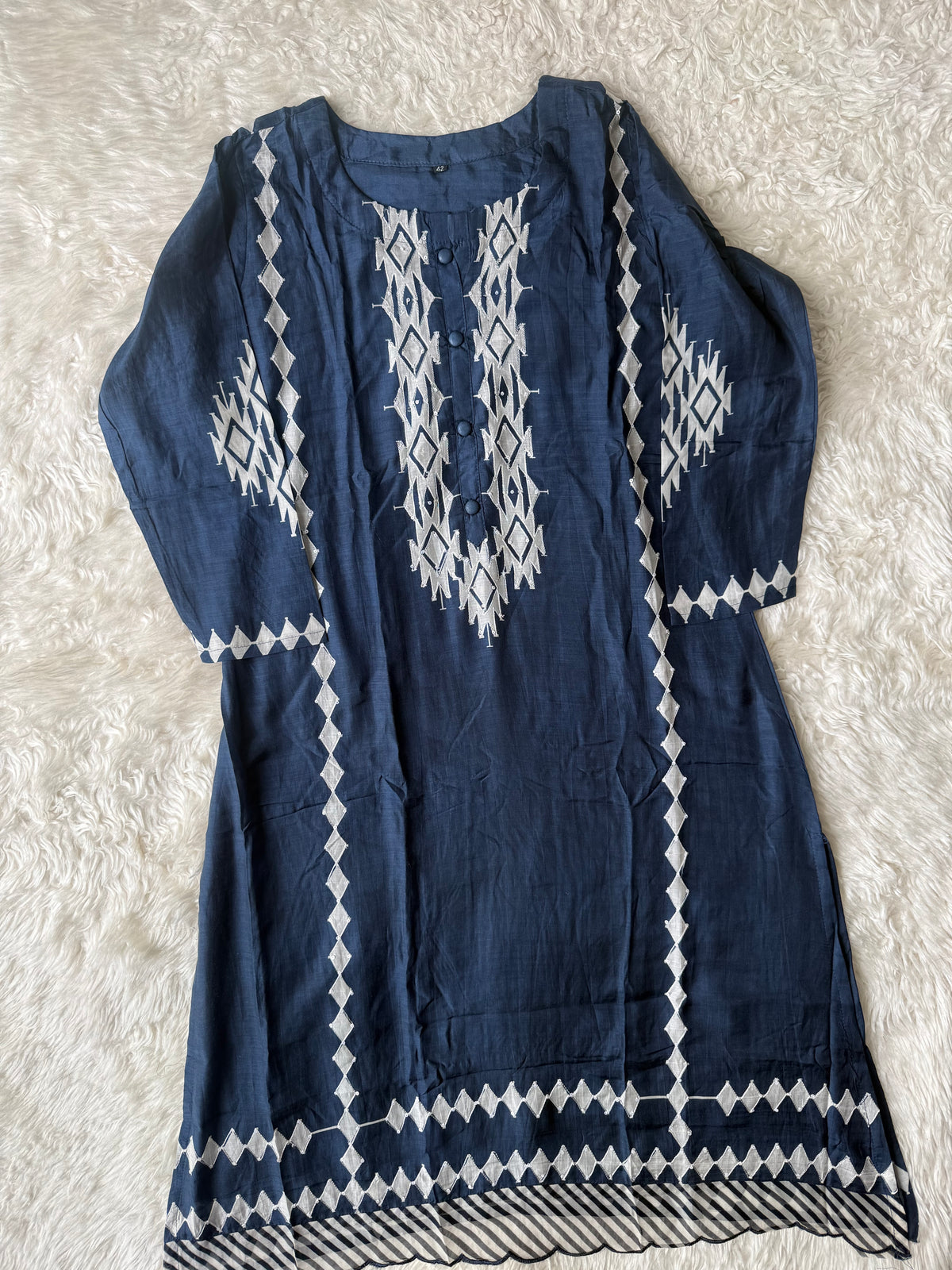 Butter Silk Kurti Pant Dupatta Set