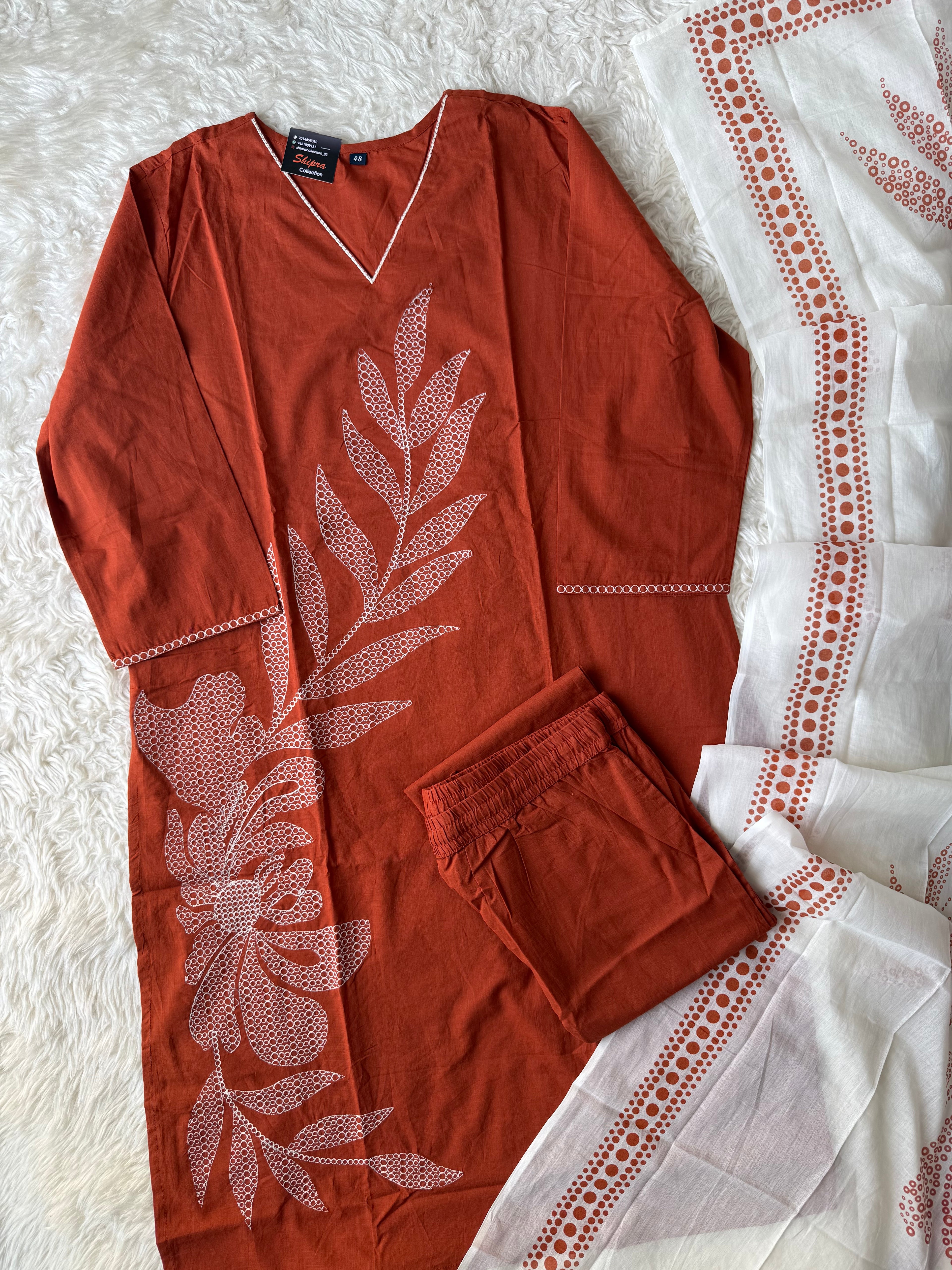 Premium Cotton Thread Work Collection