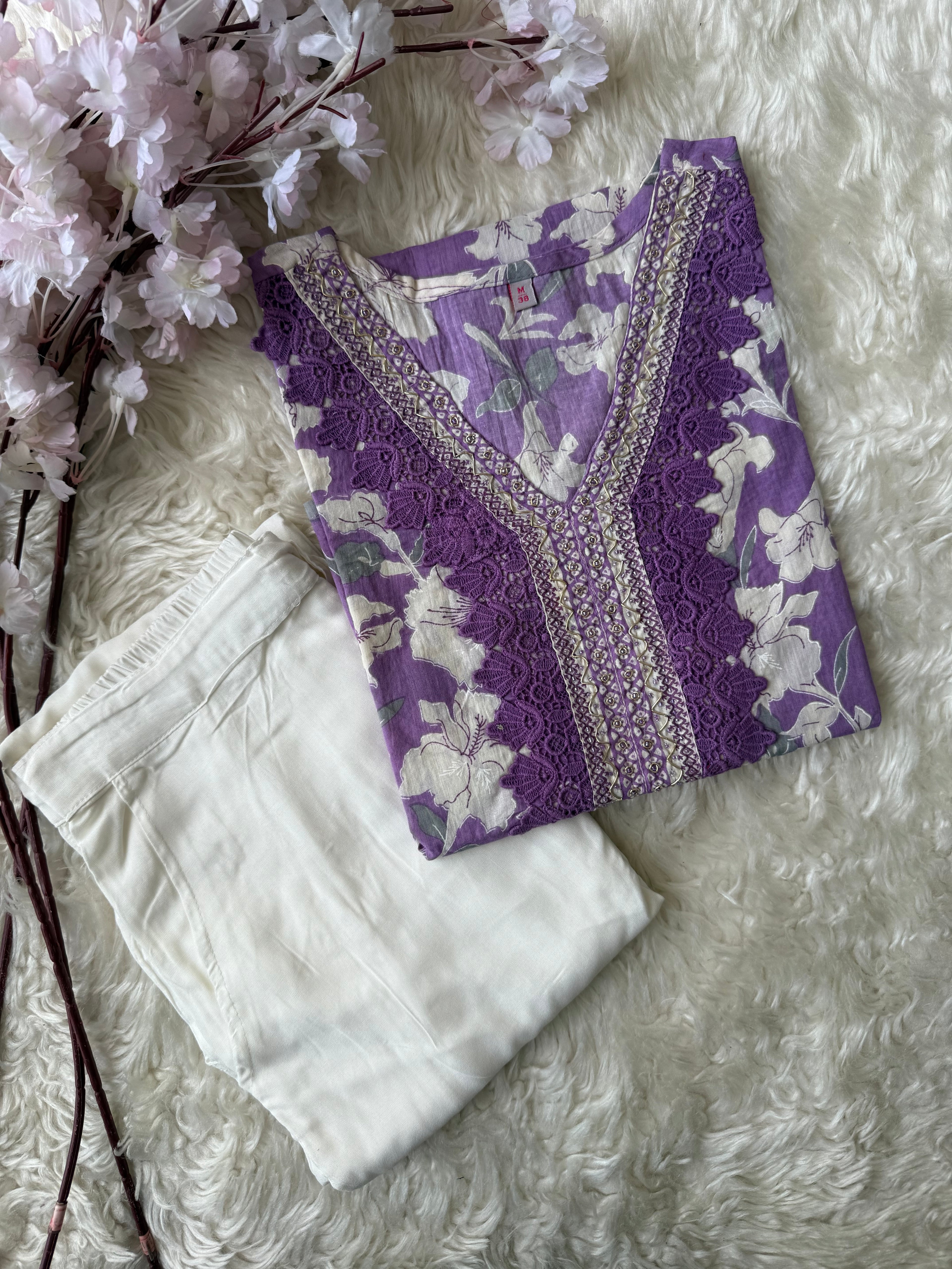 Premium Cotton Kurti Pant Set
