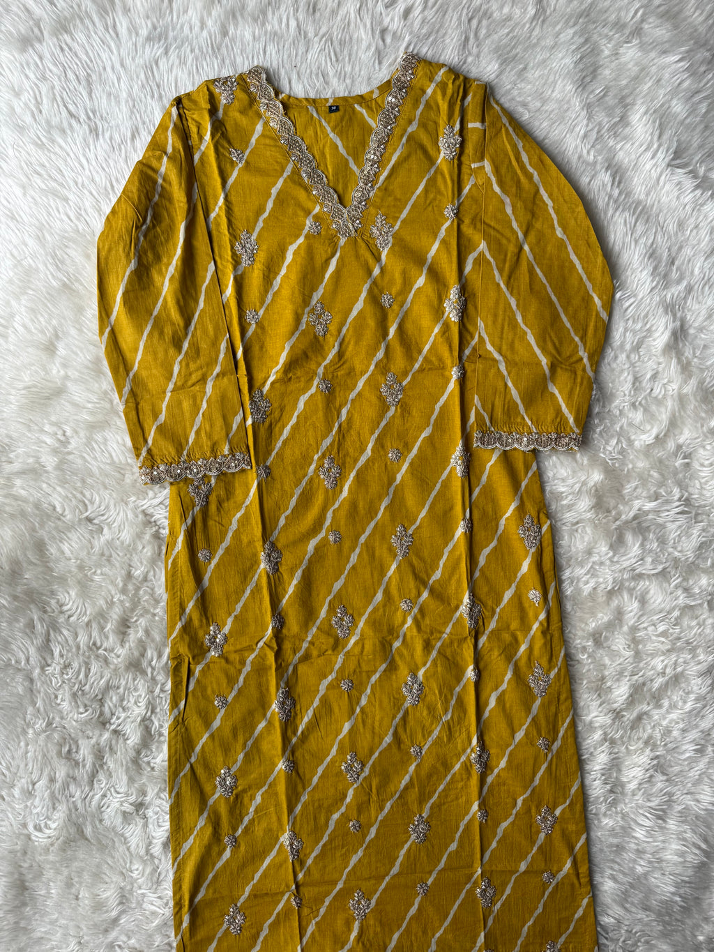 Premium Cotton Lehariya Set