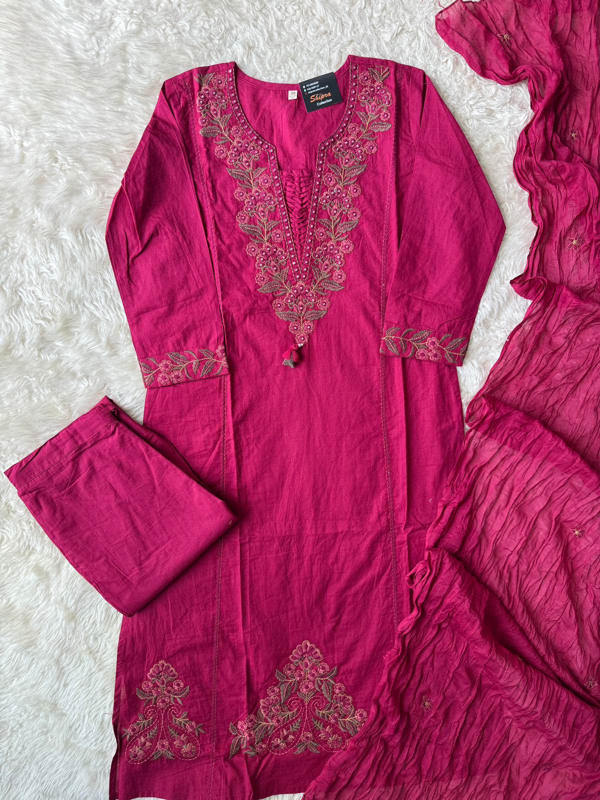 Premium Cotton Thread Work Collection