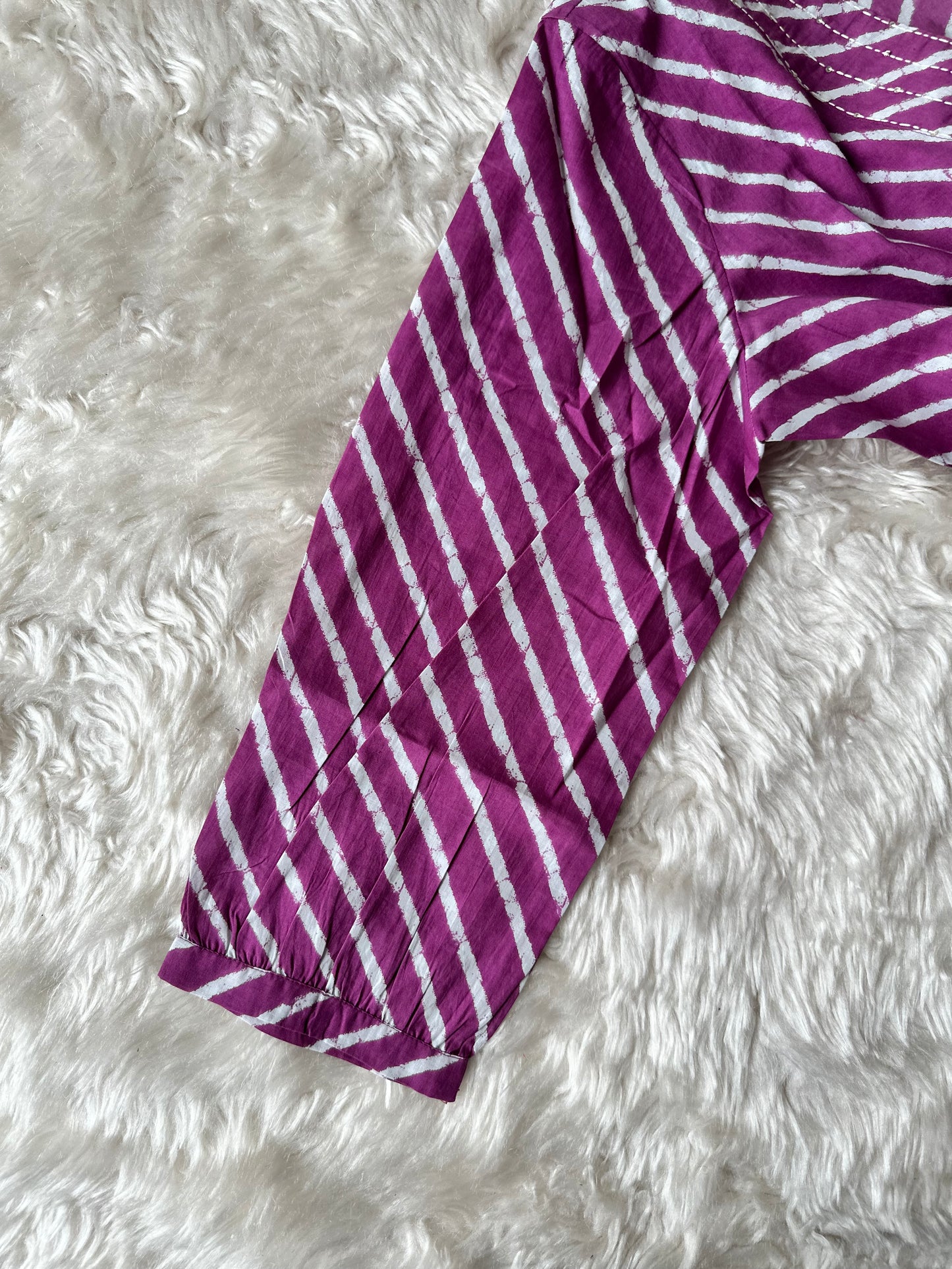 Premium Cotton Lehariya Kurti