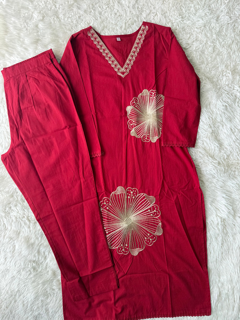 Premium Cotton Kurti Pant Set