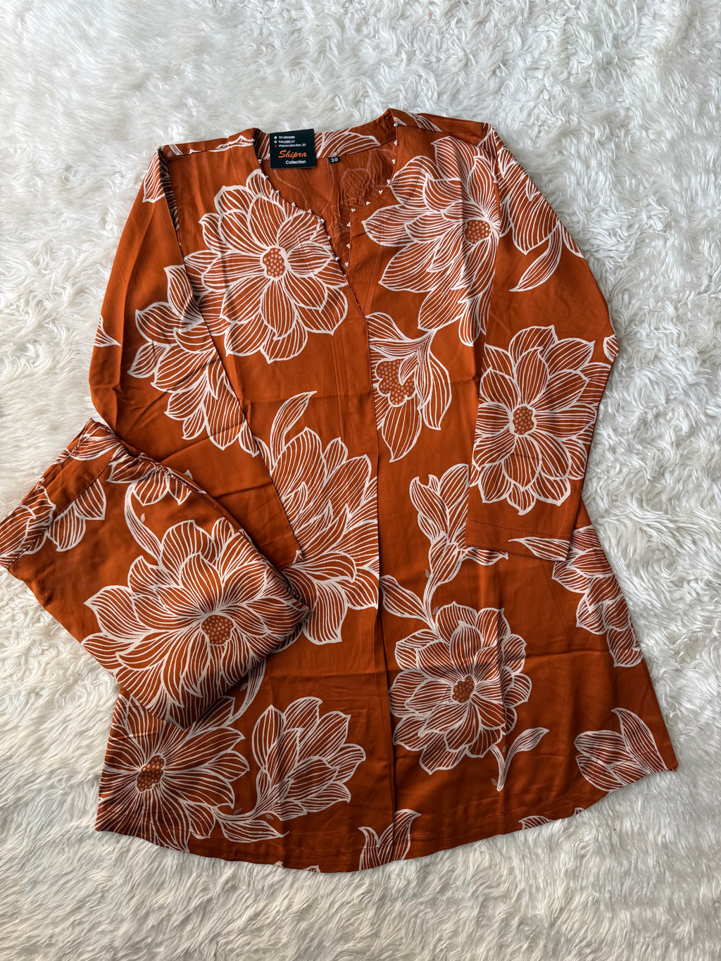 Satin Silk co-ord Set