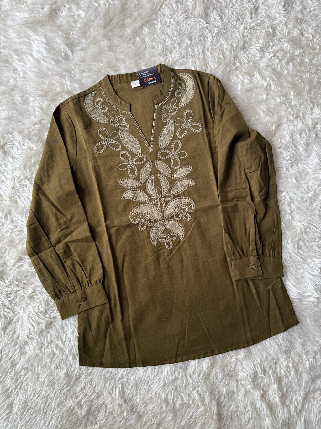 Khadi Cotton Short Kurti