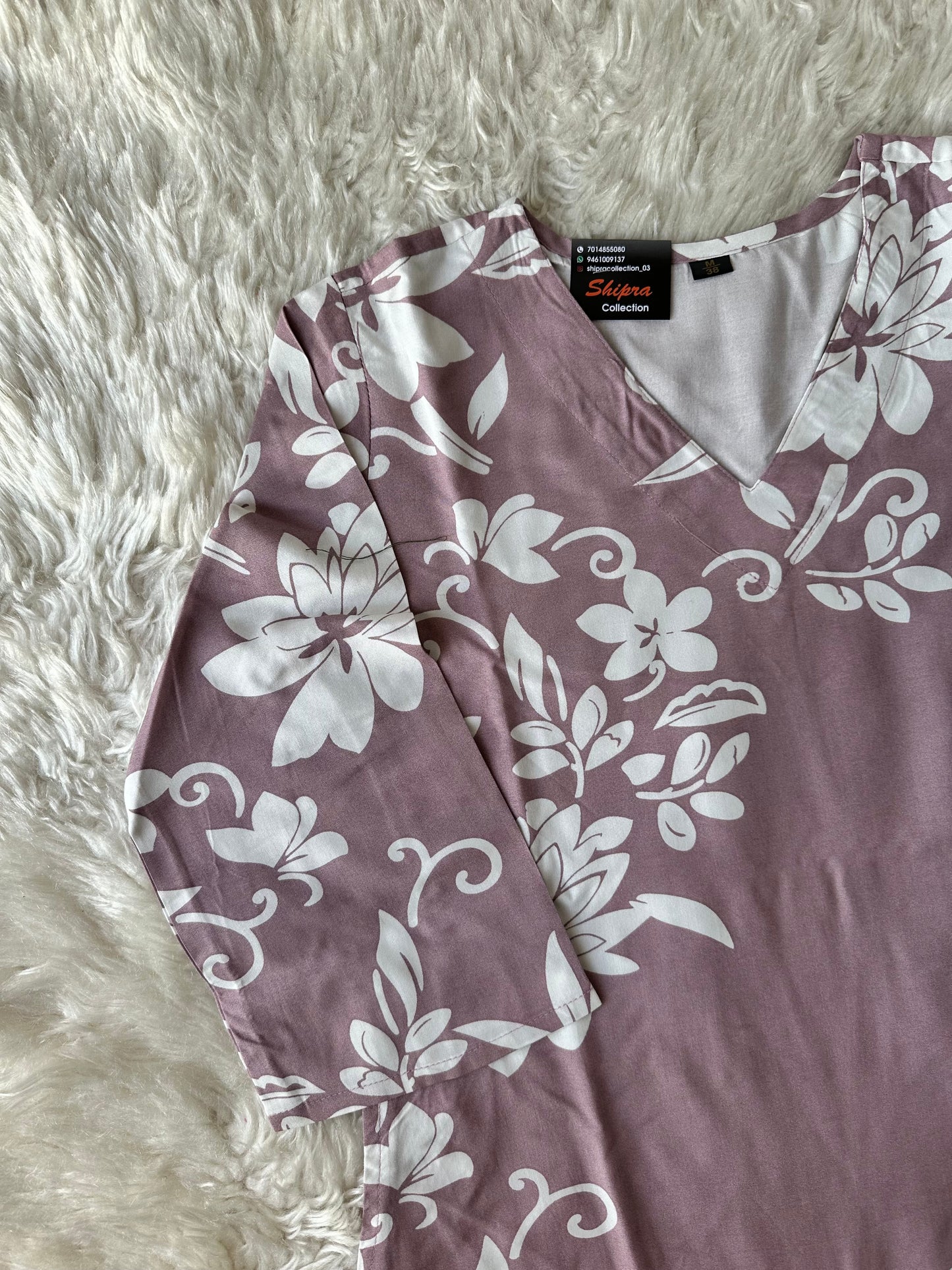 Makhan Fabric feel💕 Kurti Plazo Set