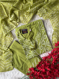 Premium Cotton Bandhani Set