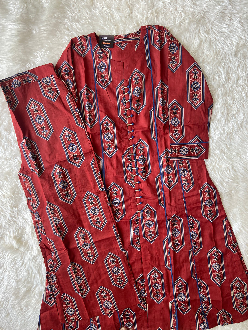 Premium Cotton Kurti Plazo Set