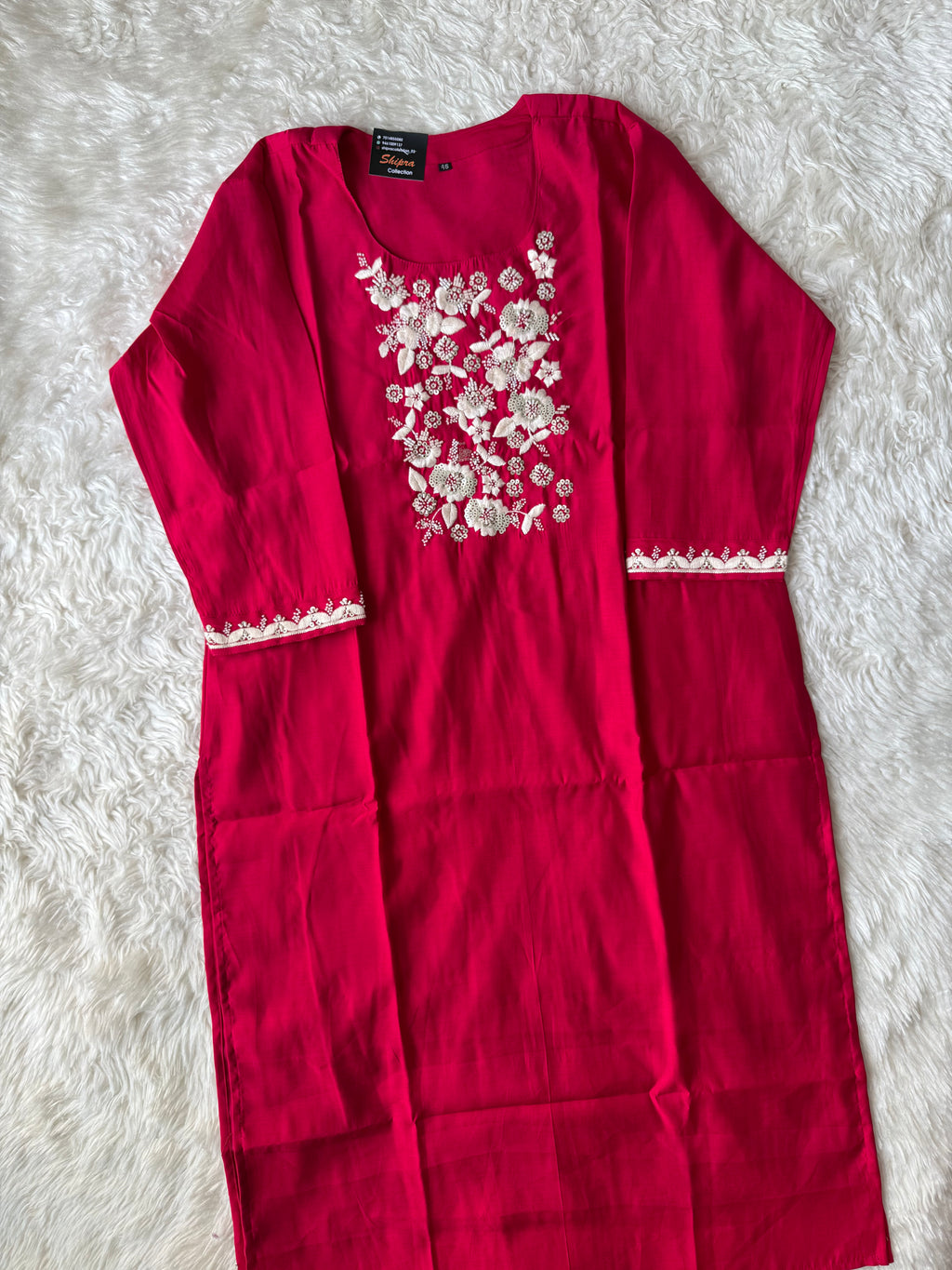 “Plus Size” Roman Silk Kurti Pant Dupatta Set