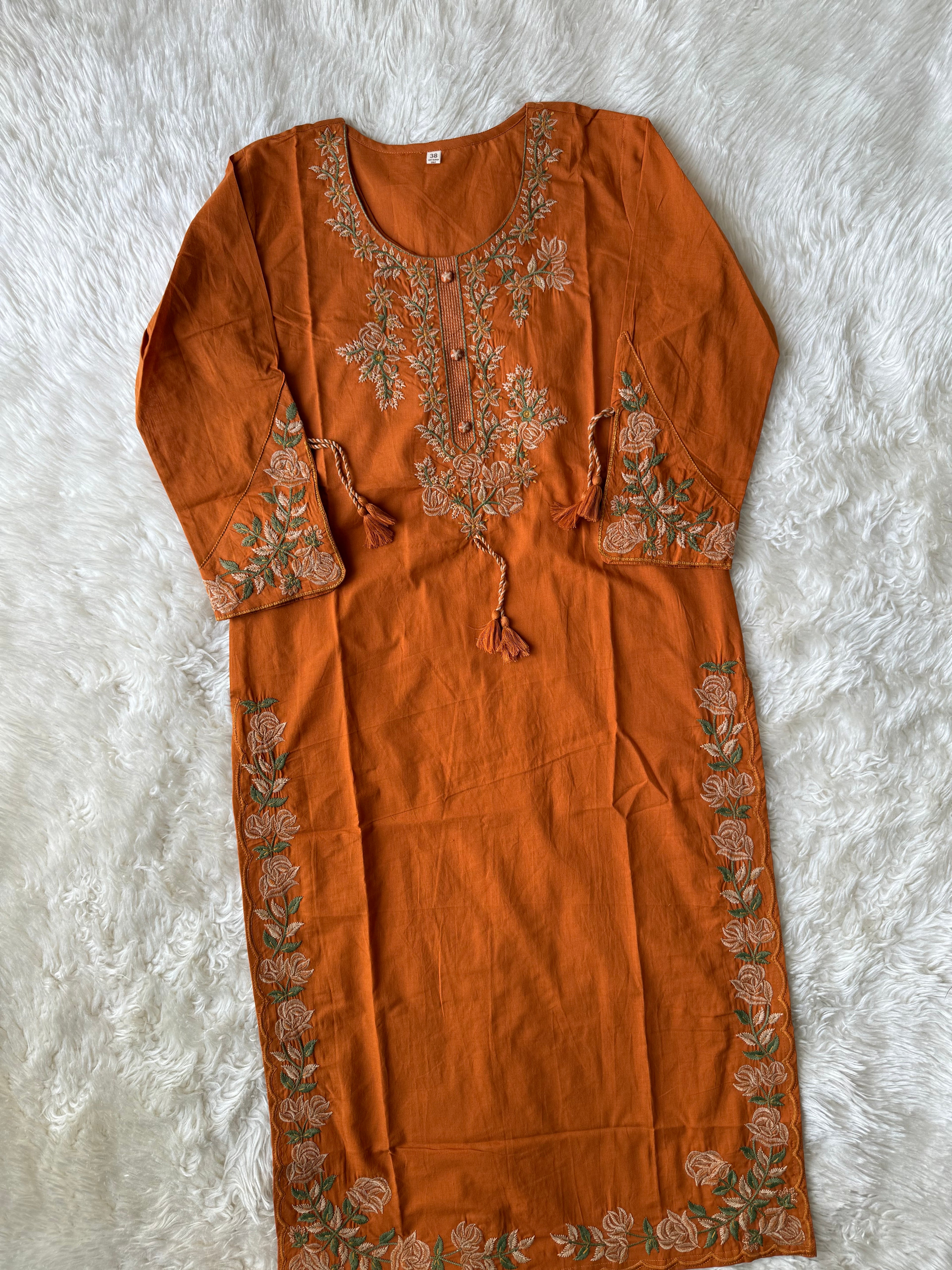 Premium Cotton Kurti Pant Dupatta Set