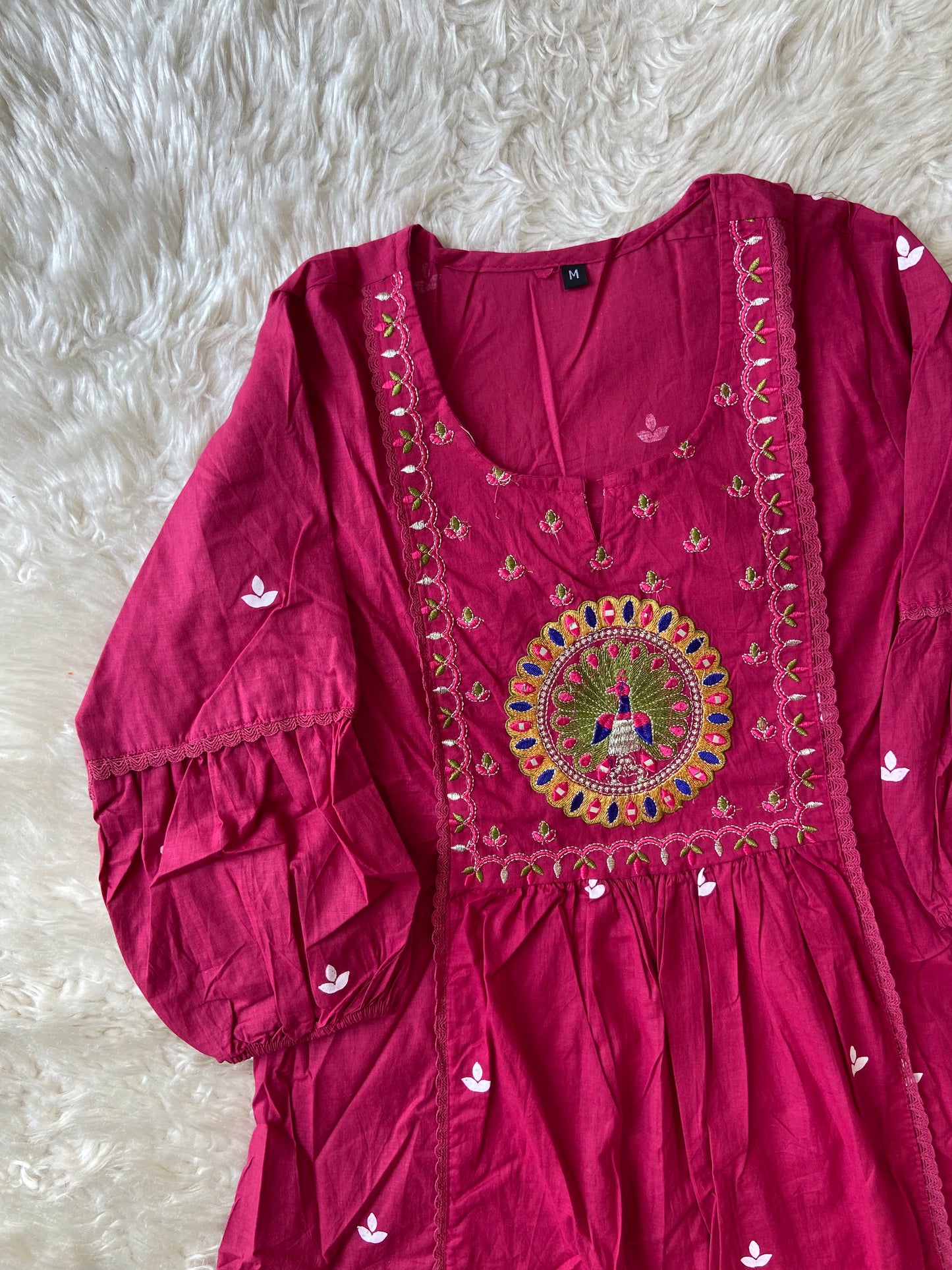 Budget Friendly Flare Kurti Pant Dupatta Set