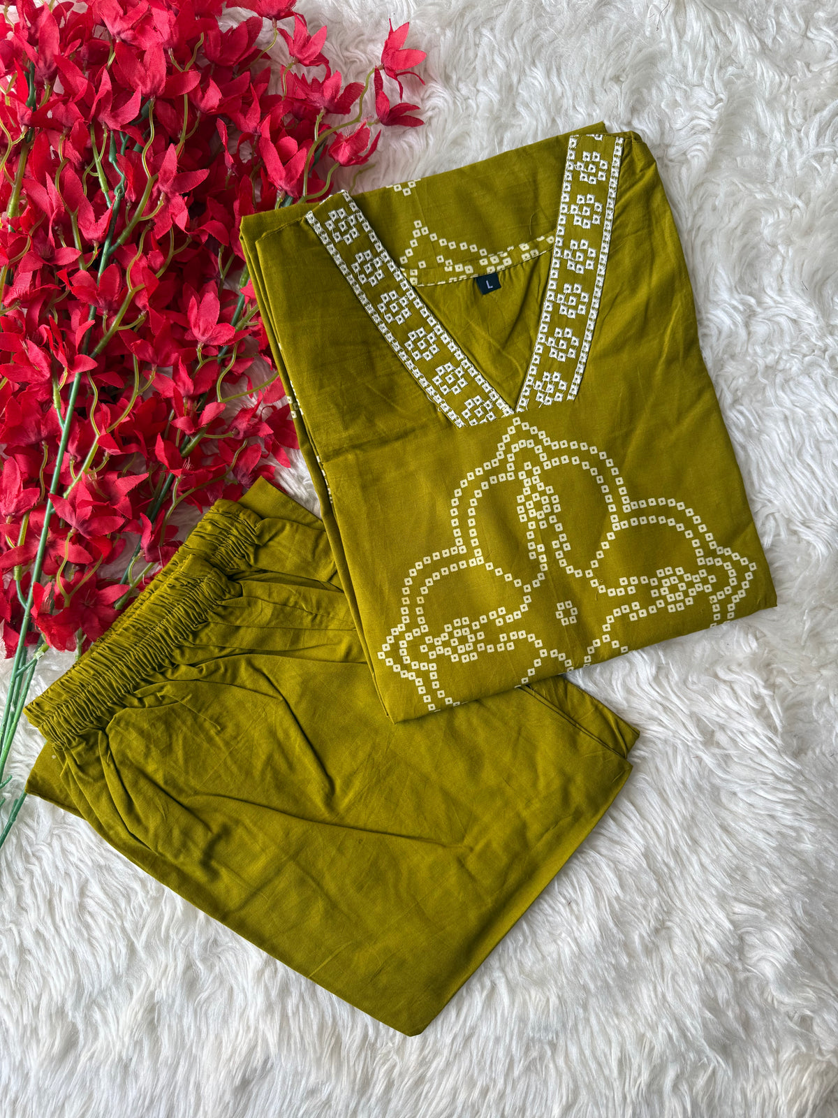 Cotton Kurti Pant Set