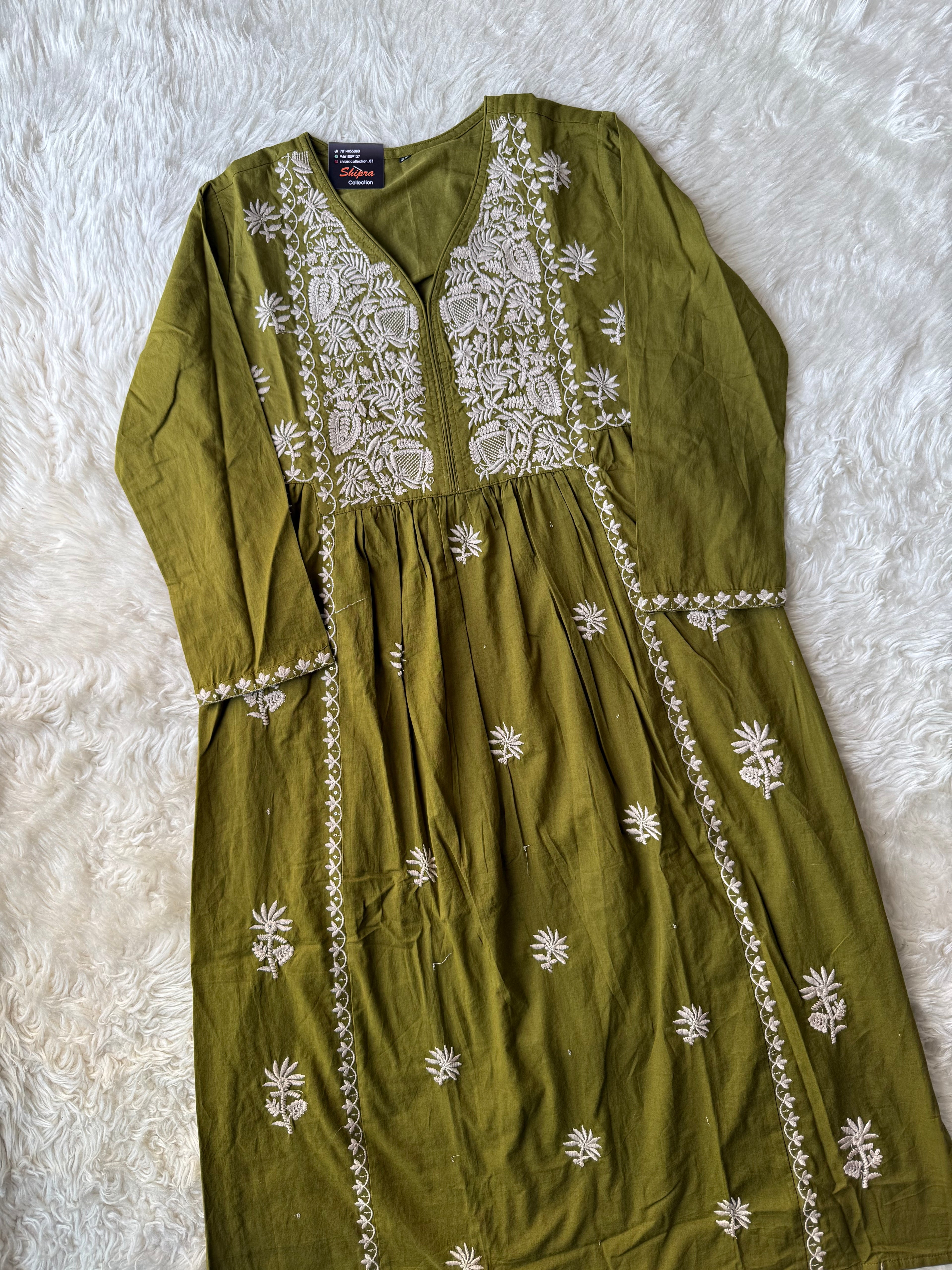Premium Cotton Kurti Pant Dupatta Set