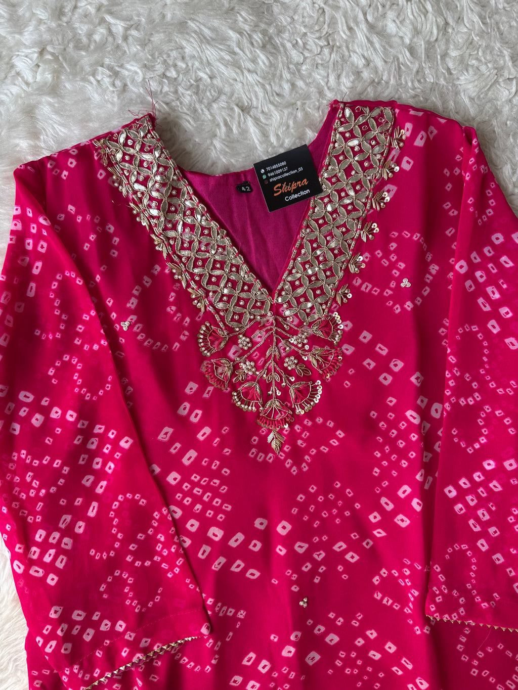 Georgette Lehariya kurti