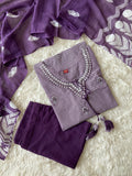 Budget Friendly Kurti Pant Dupatta Set