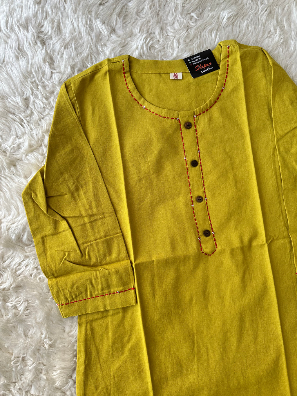 Khadi Cotton Short Kurti