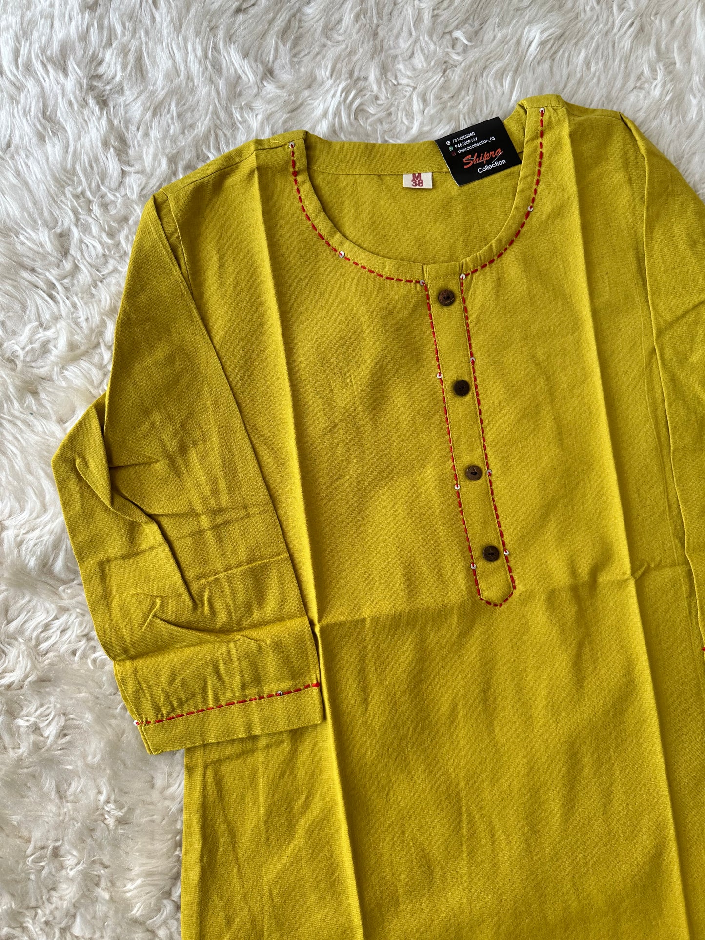 Khadi Cotton Short Kurti