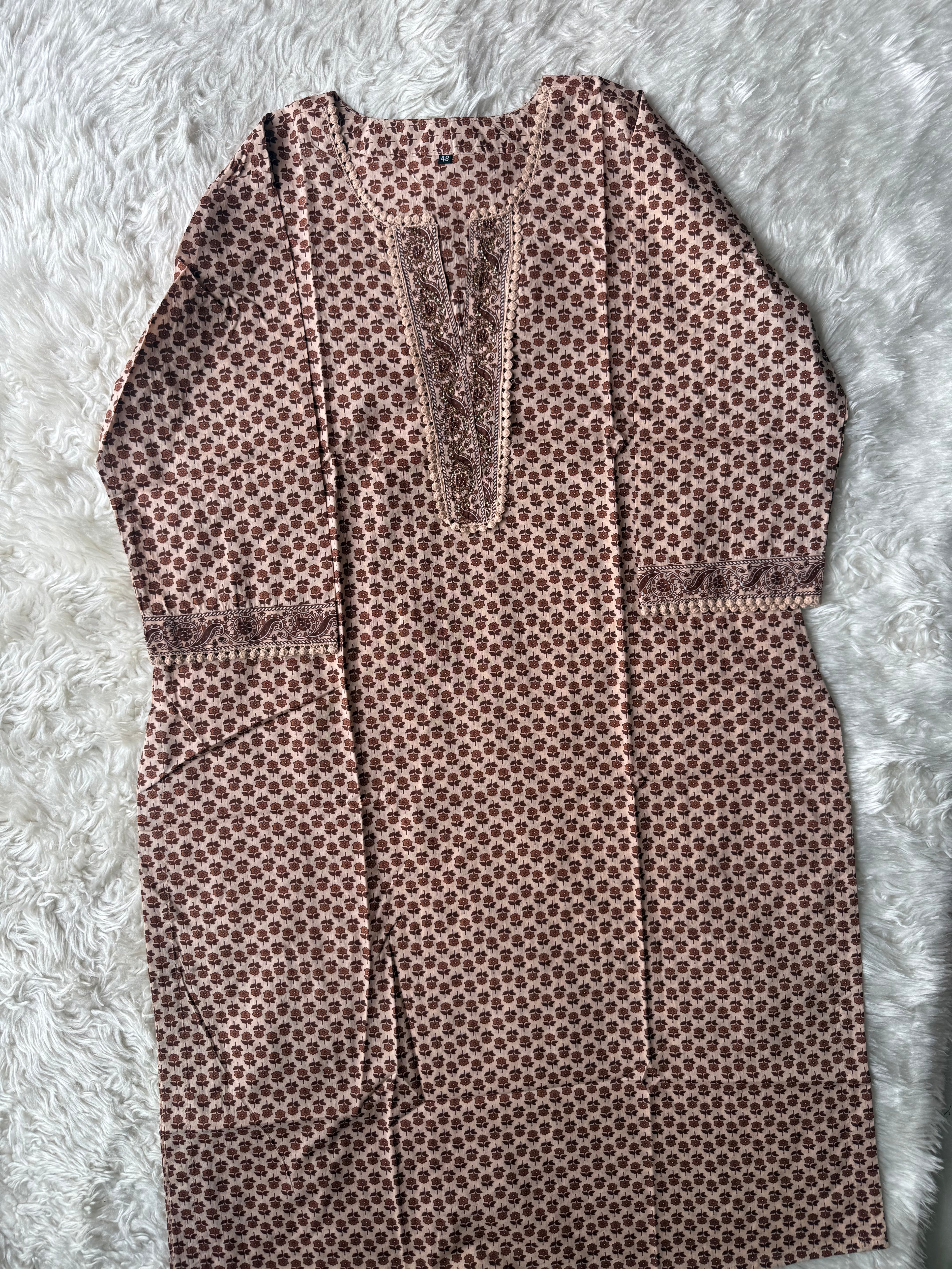 Premium Cotton Kurti Pant Dupatta Set
